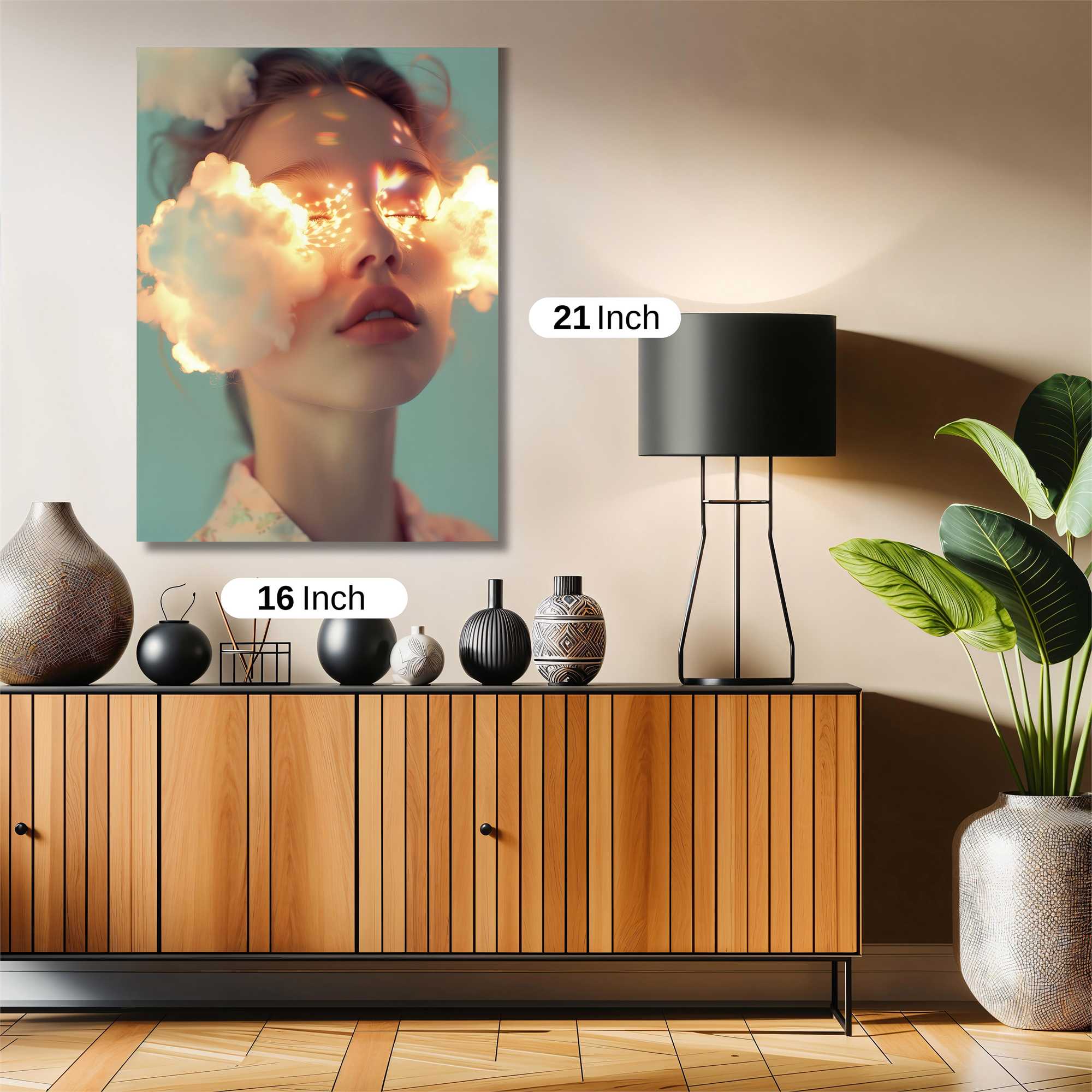Clouded Serenity Safe Wall Magnetic / M