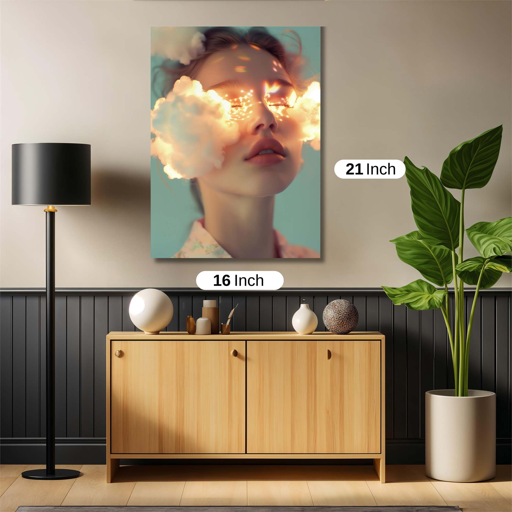 Clouded Serenity Safe Wall Magnetic / M
