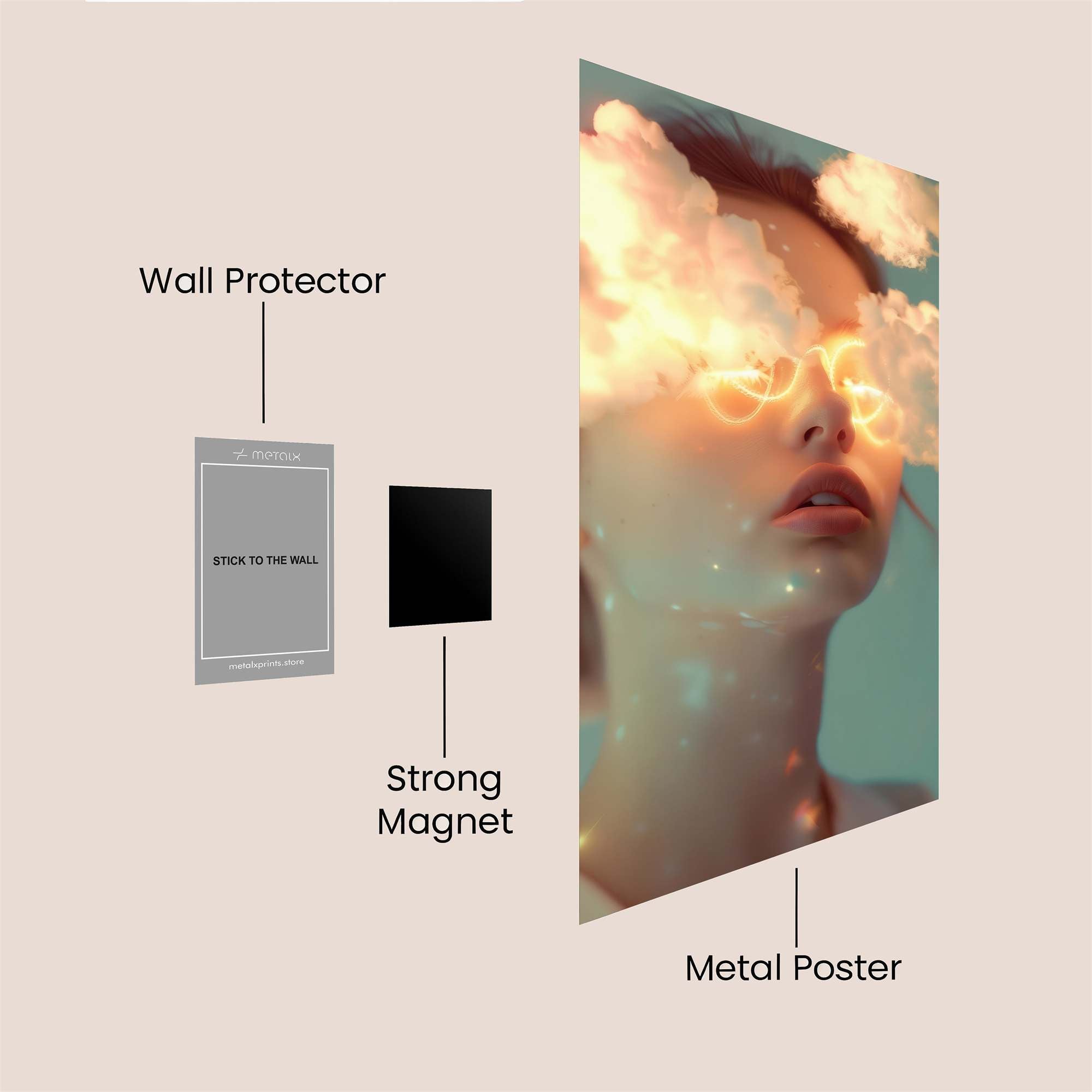 CloudGlow Safe Wall Magnetic / M