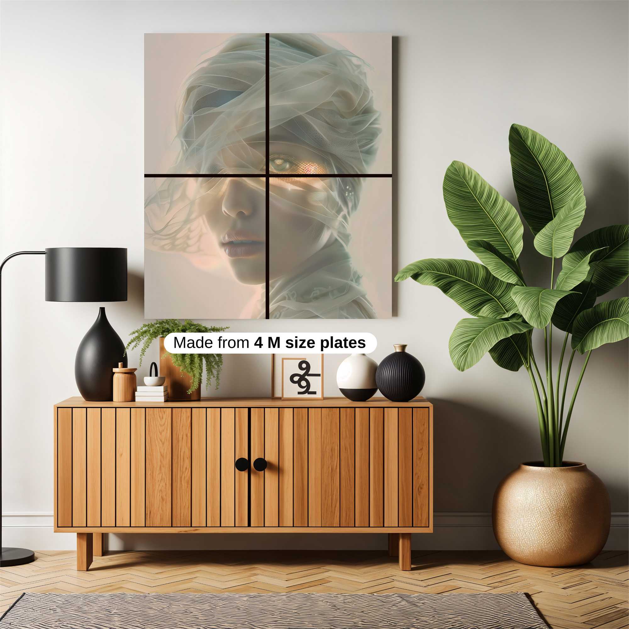 Veiled Serenity Safe Wall Magnetic / M