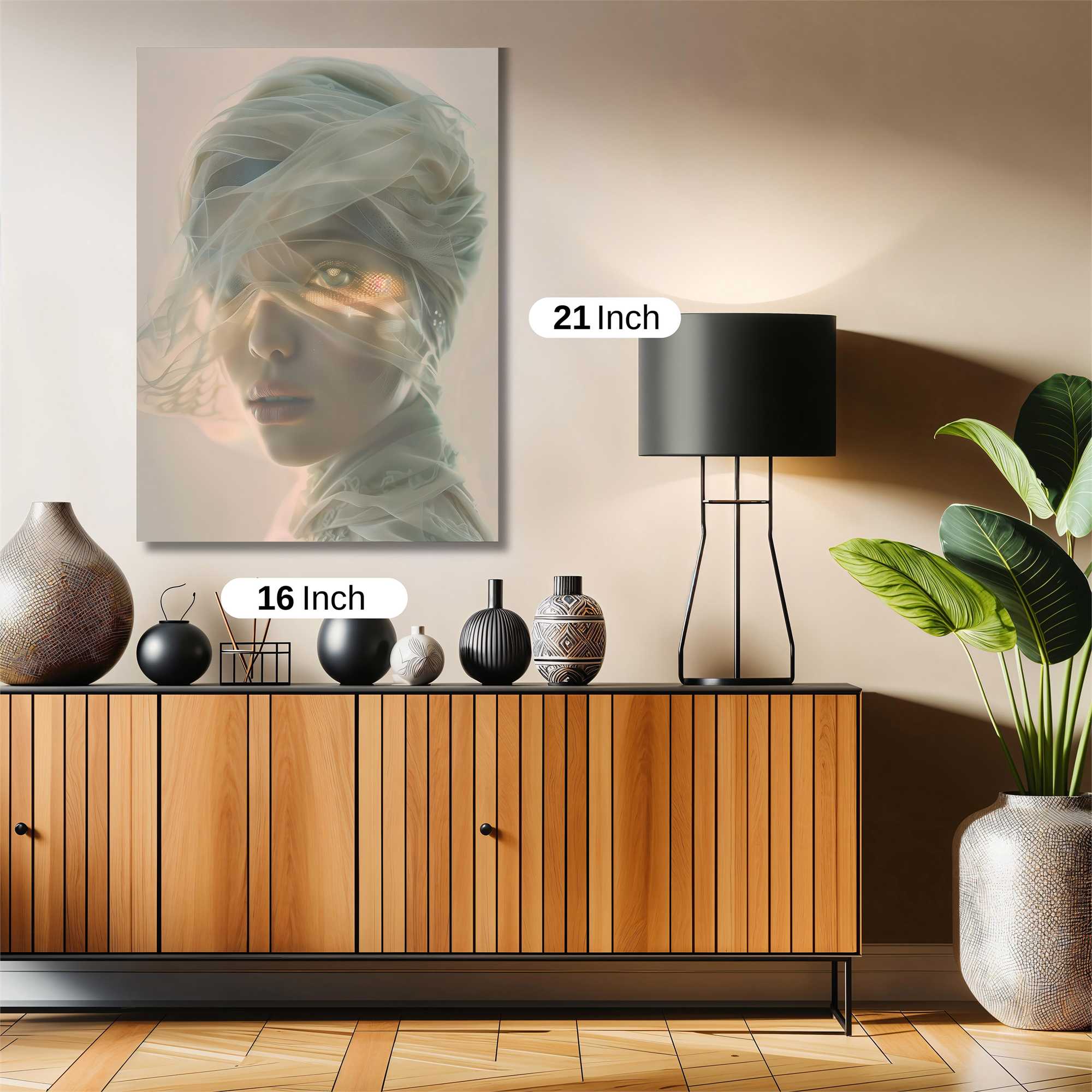 Veiled Serenity Safe Wall Magnetic / M