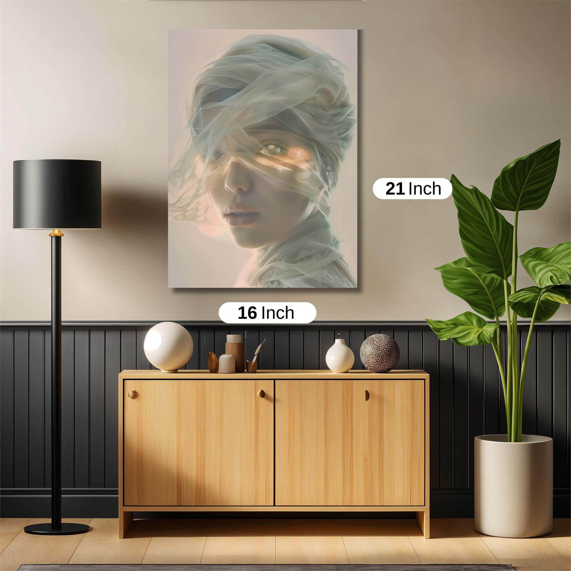 Veiled Serenity Safe Wall Magnetic / M