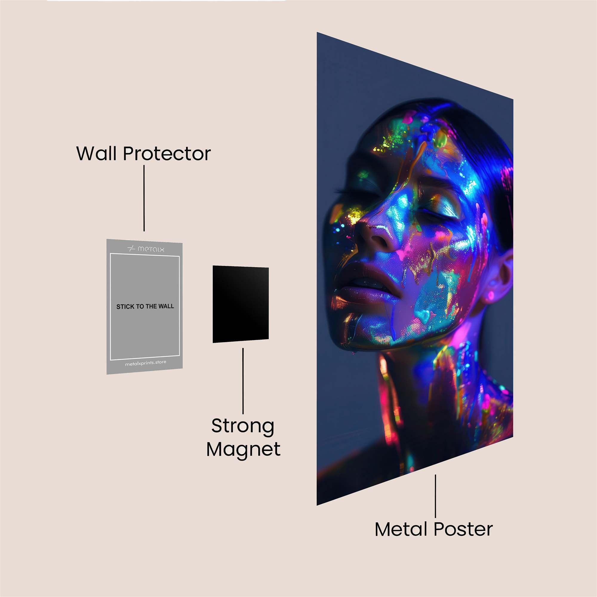 Neon Dream Safe Wall Magnetic / M