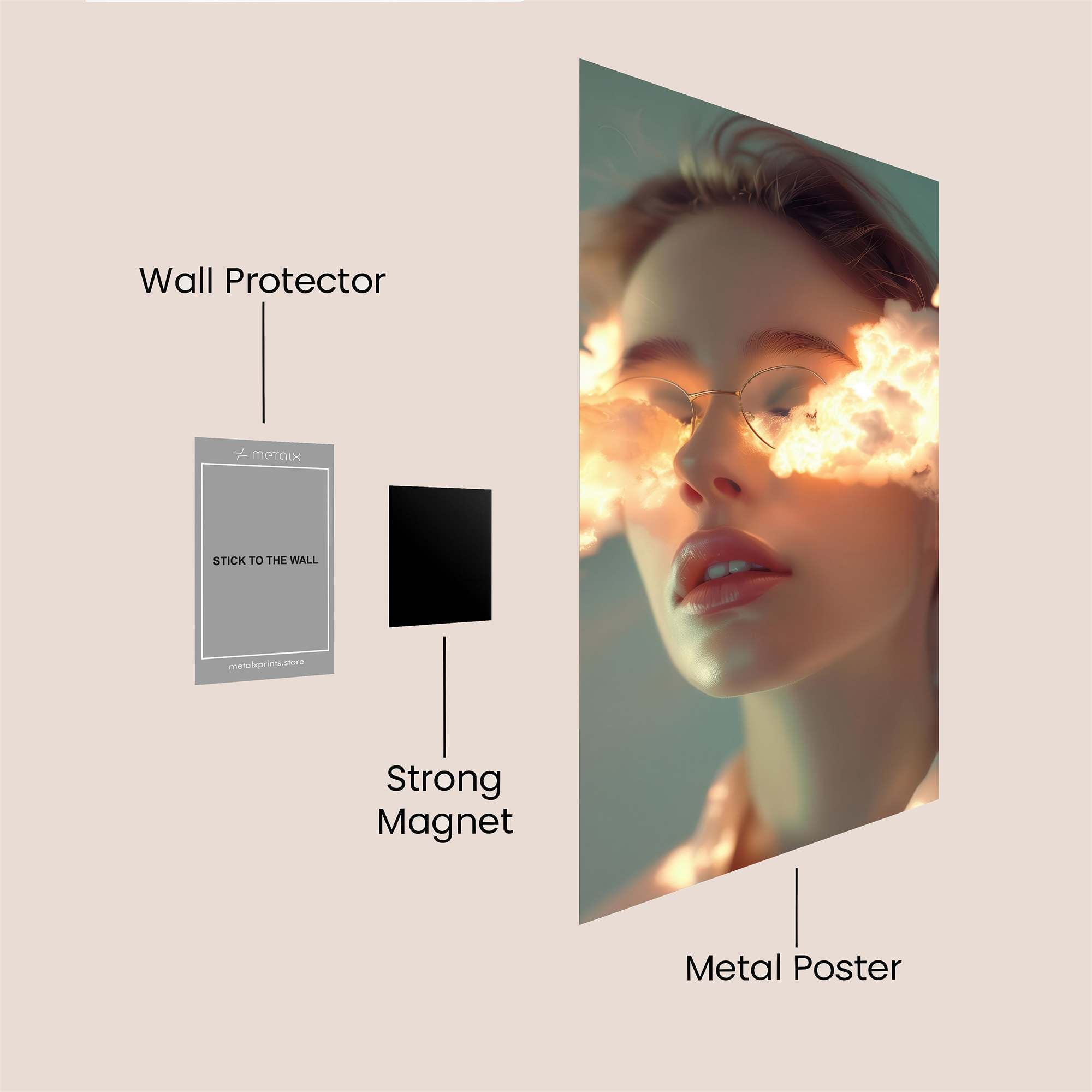 CloudGlow Safe Wall Magnetic / M