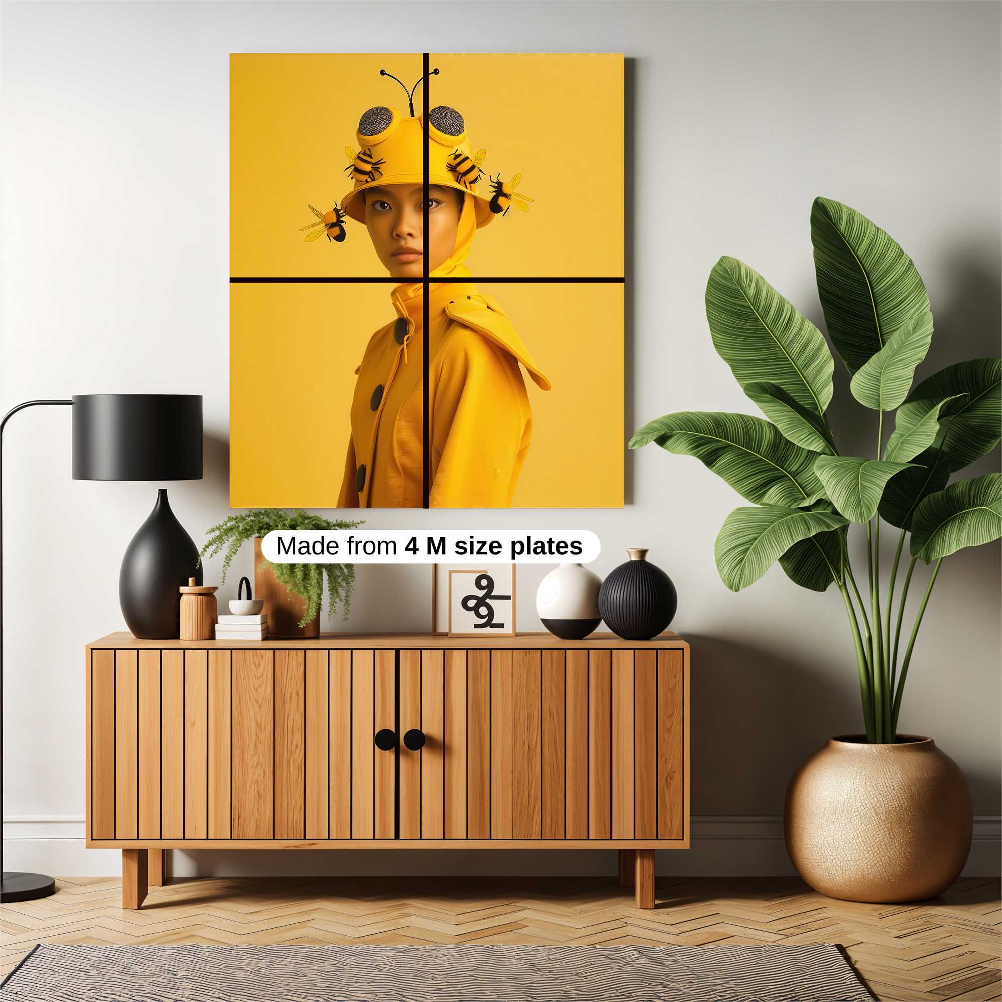 Bee Whimsy Safe Wall Magnetic / M