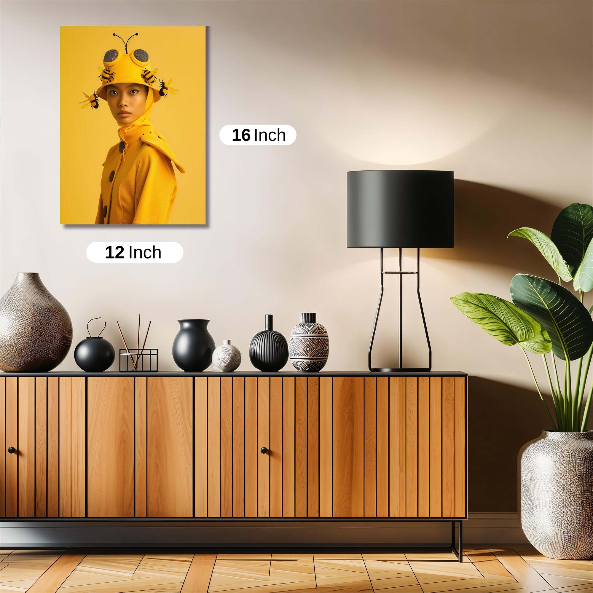 Bee Whimsy Safe Wall Magnetic / M