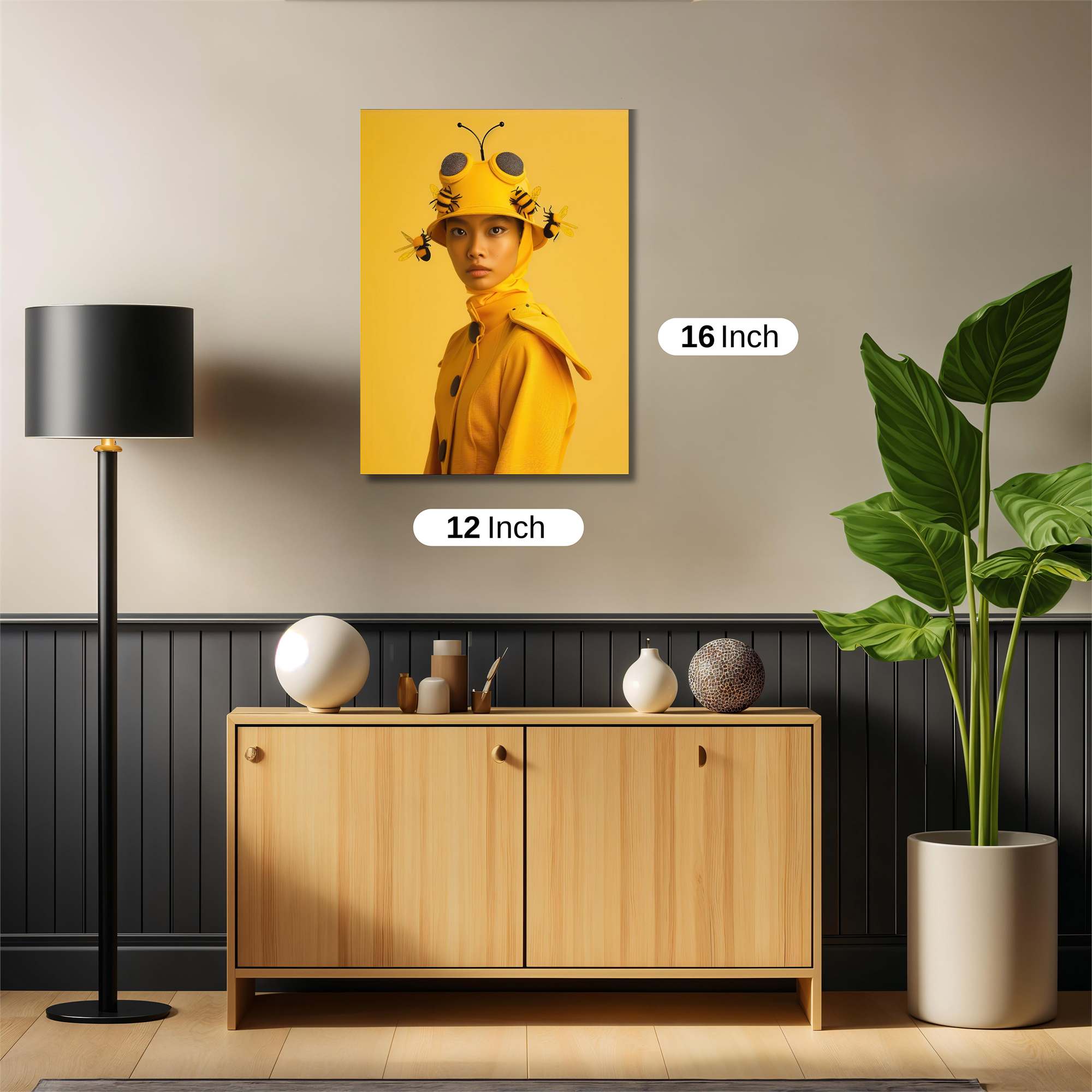 Bee Whimsy Safe Wall Magnetic / M