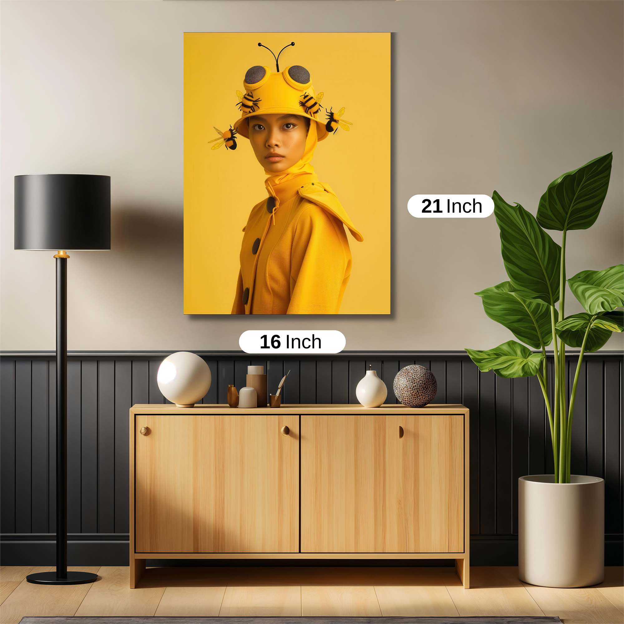 Bee Whimsy Safe Wall Magnetic / M