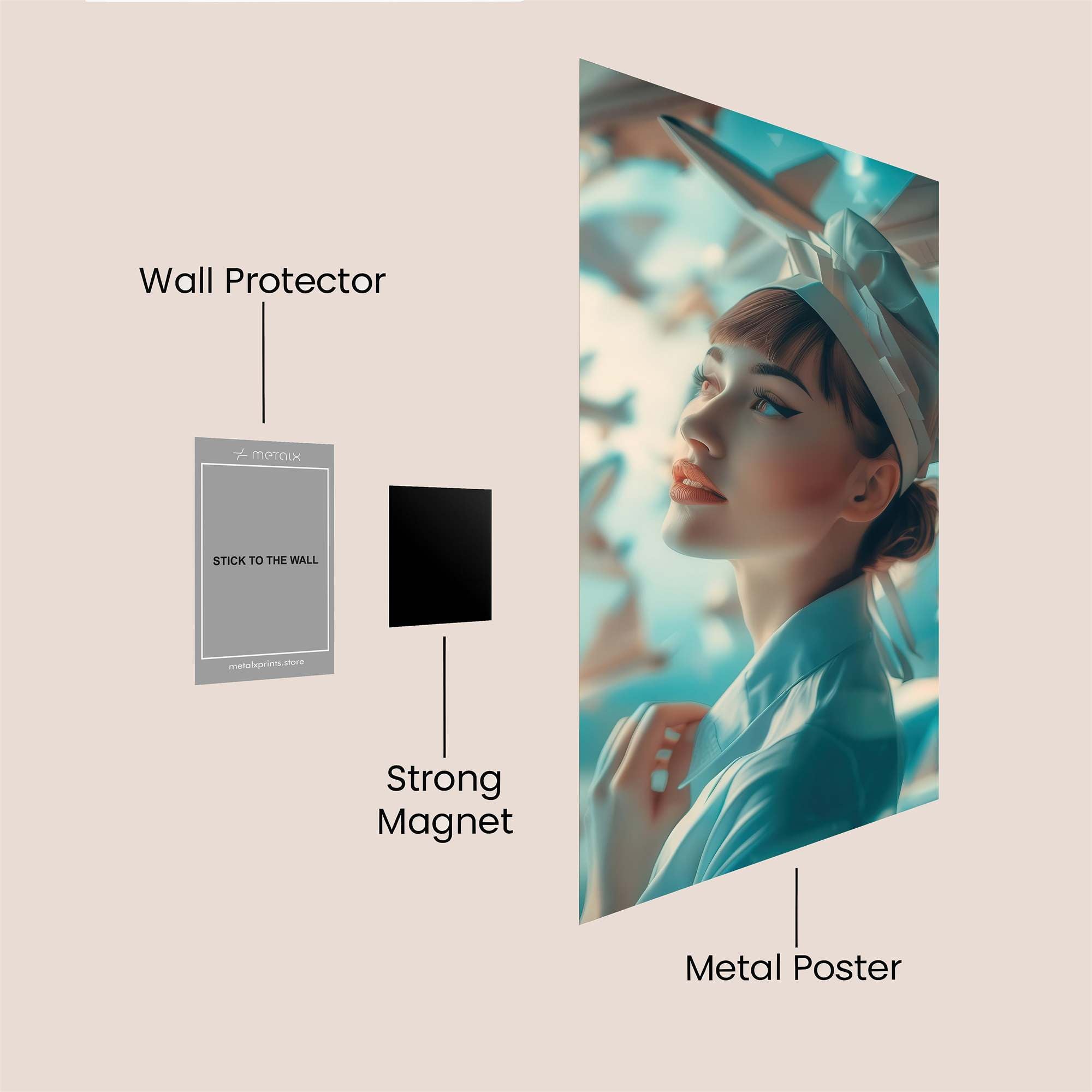 Paper Dream Safe Wall Magnetic / M