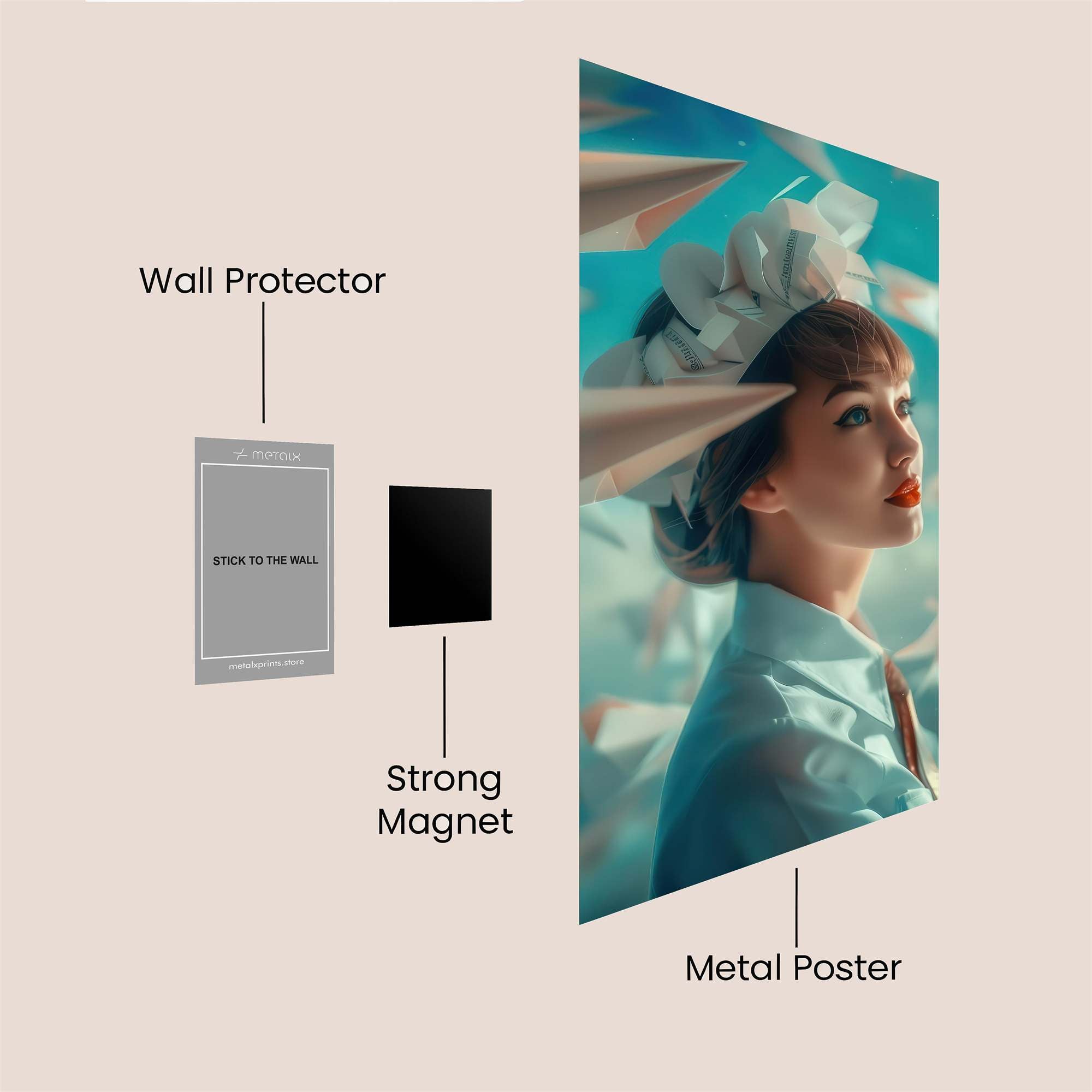 Paper Dreams Safe Wall Magnetic / M