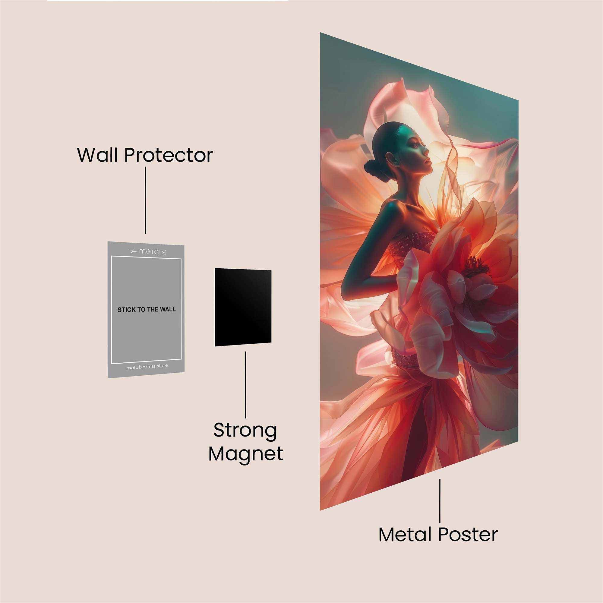 Blossom Radiance Safe Wall Magnetic / M