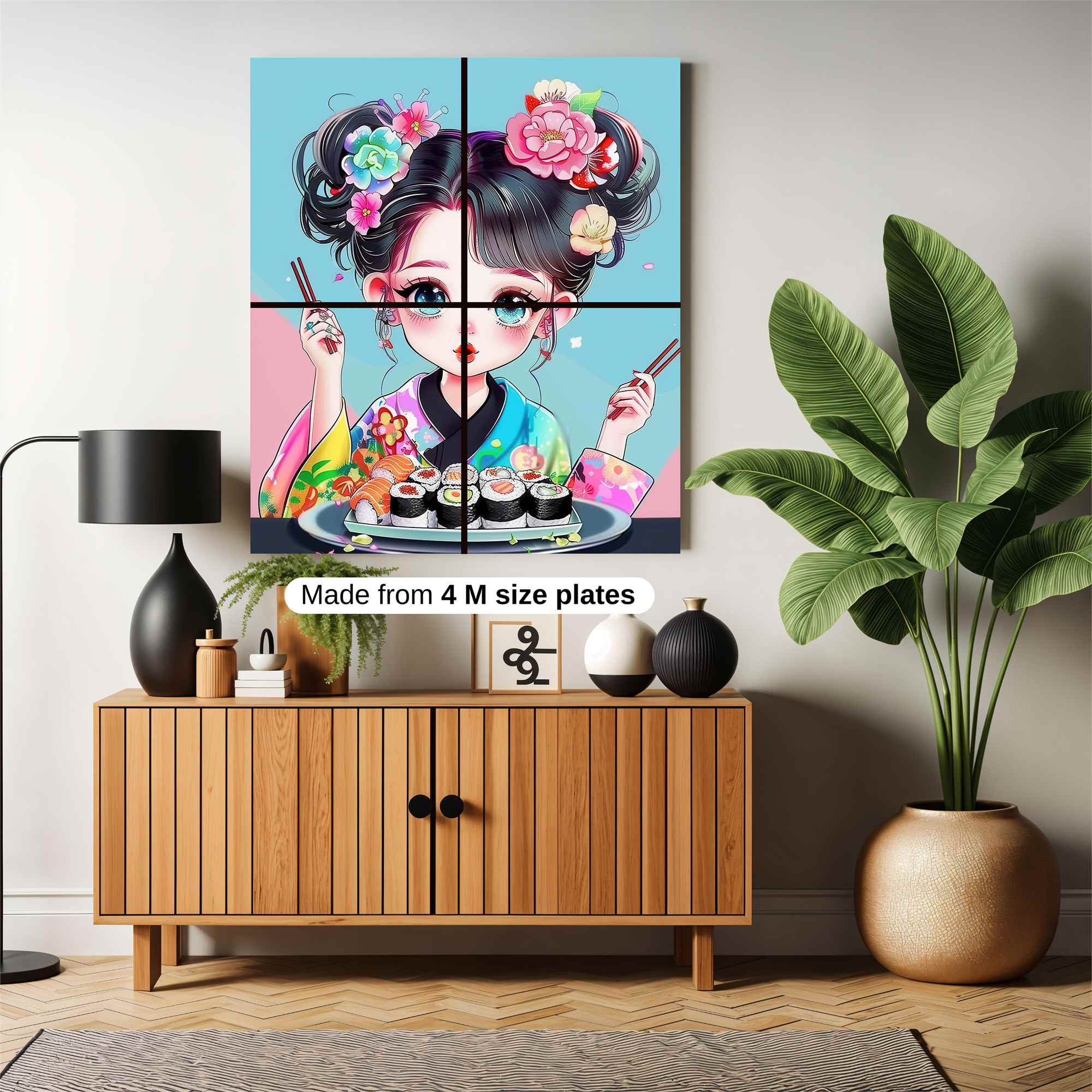 Sushi Delight Safe Wall Magnetic / M