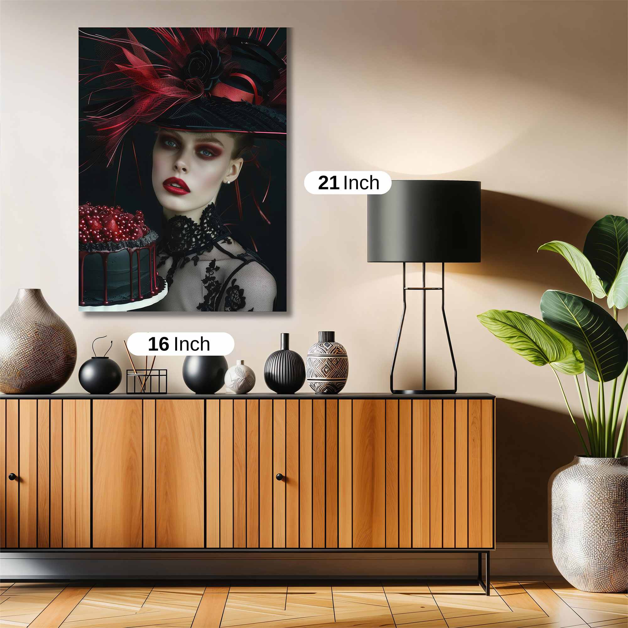 Gothic Elegance Safe Wall Magnetic / M
