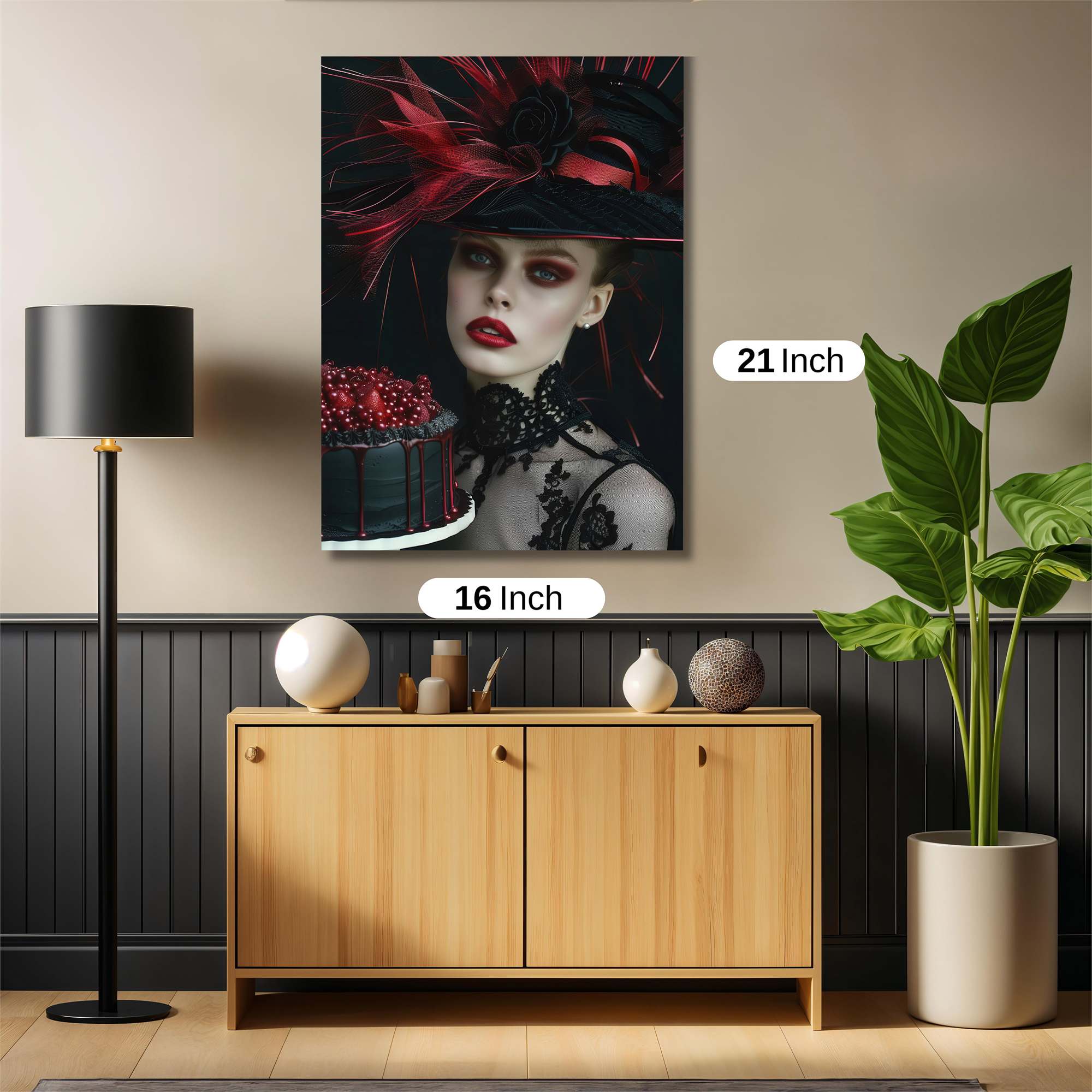 Gothic Elegance Safe Wall Magnetic / M