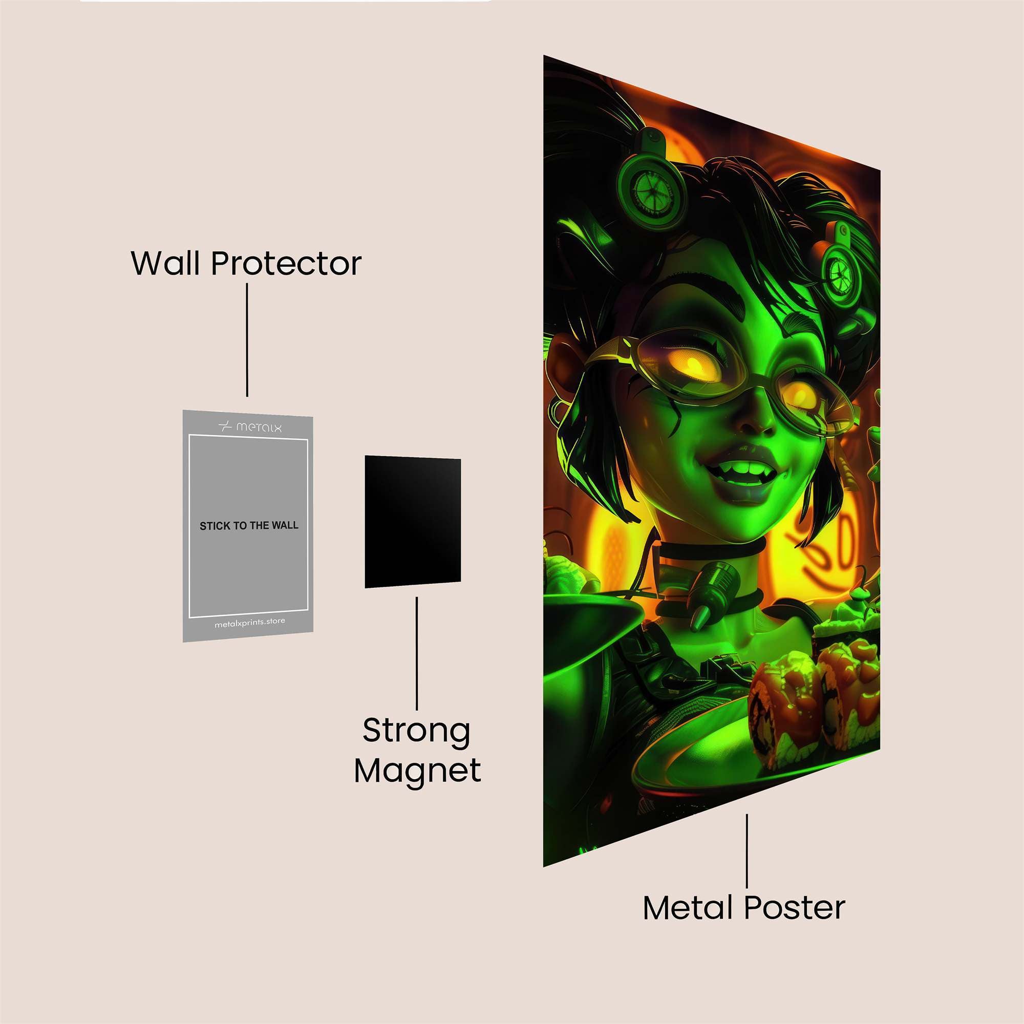 Witchy Feast Safe Wall Magnetic / M