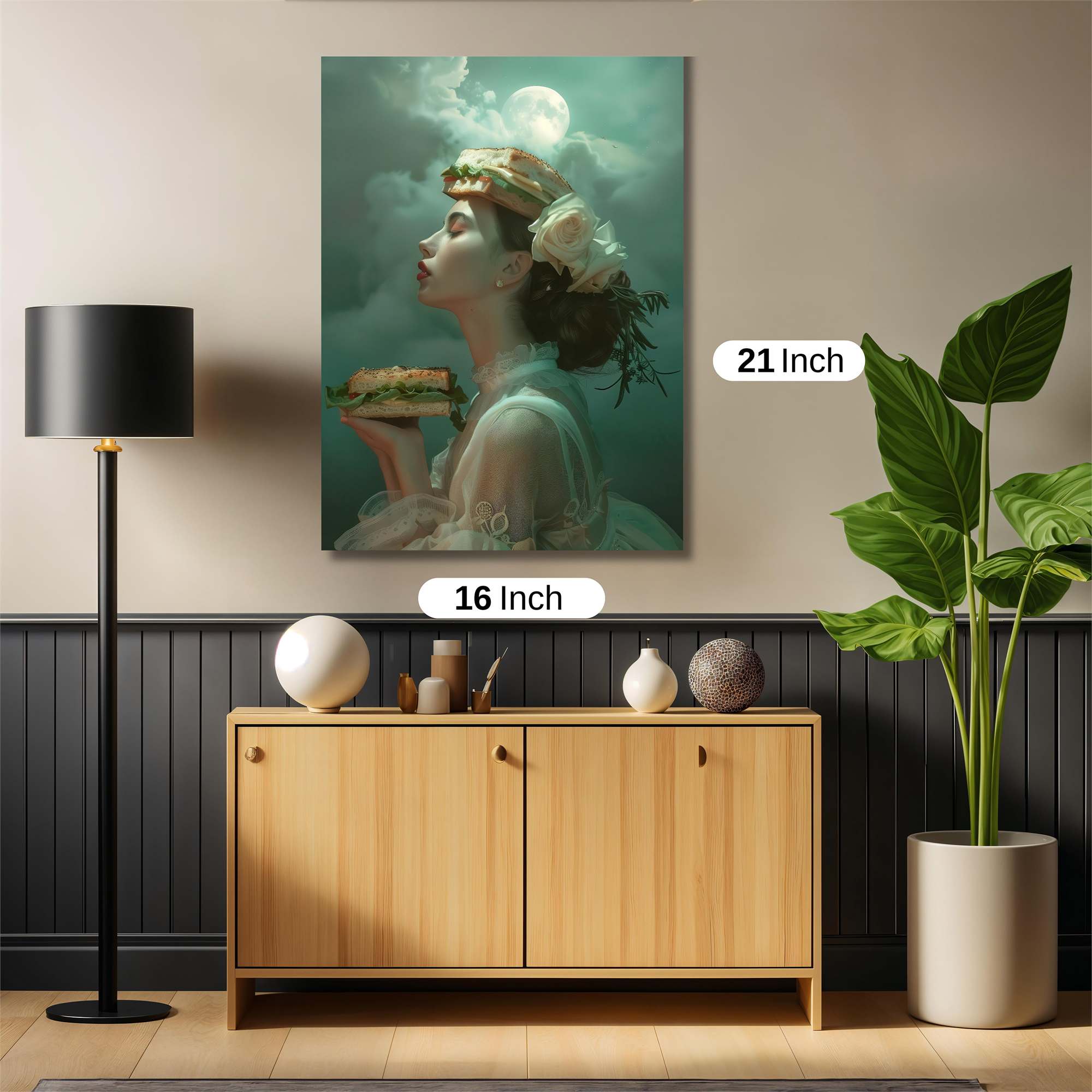 Moonlit Sandwich Safe Wall Magnetic / M