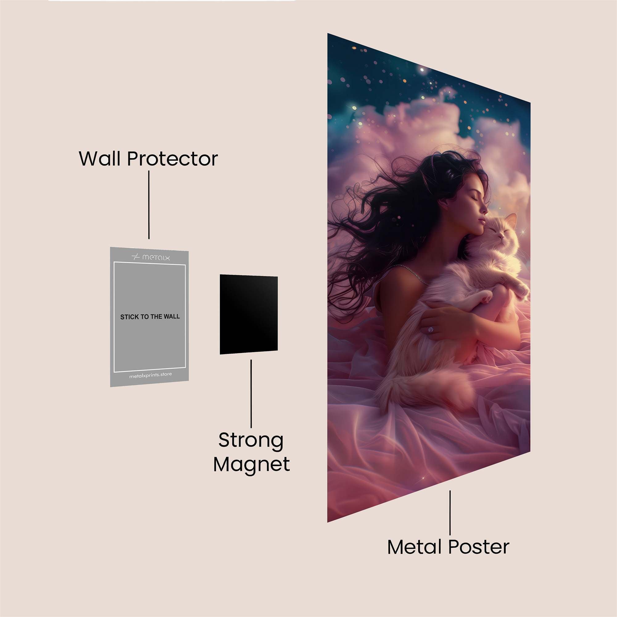 Celestial Serenity Safe Wall Magnetic / M