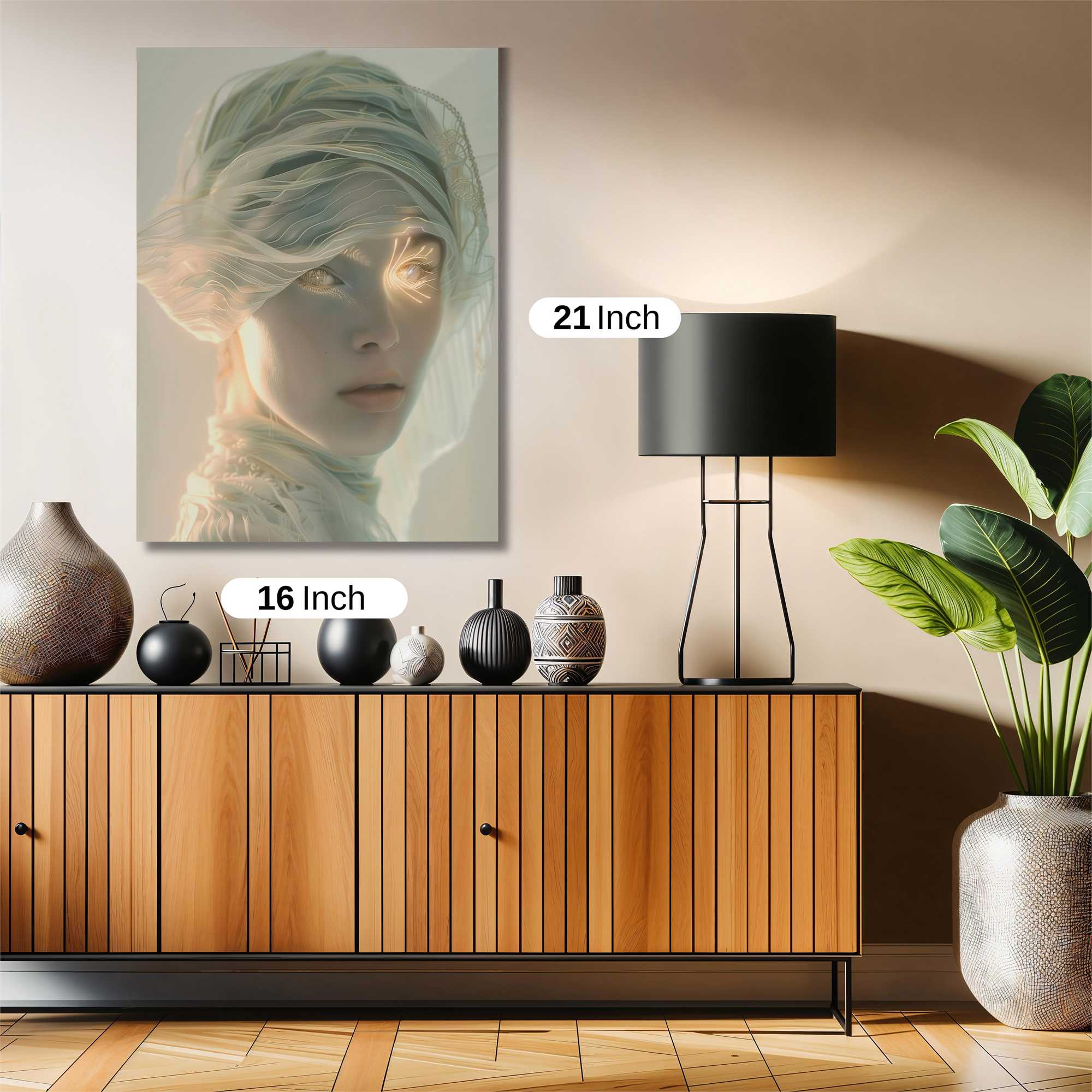 Veiled Serenity Safe Wall Magnetic / M