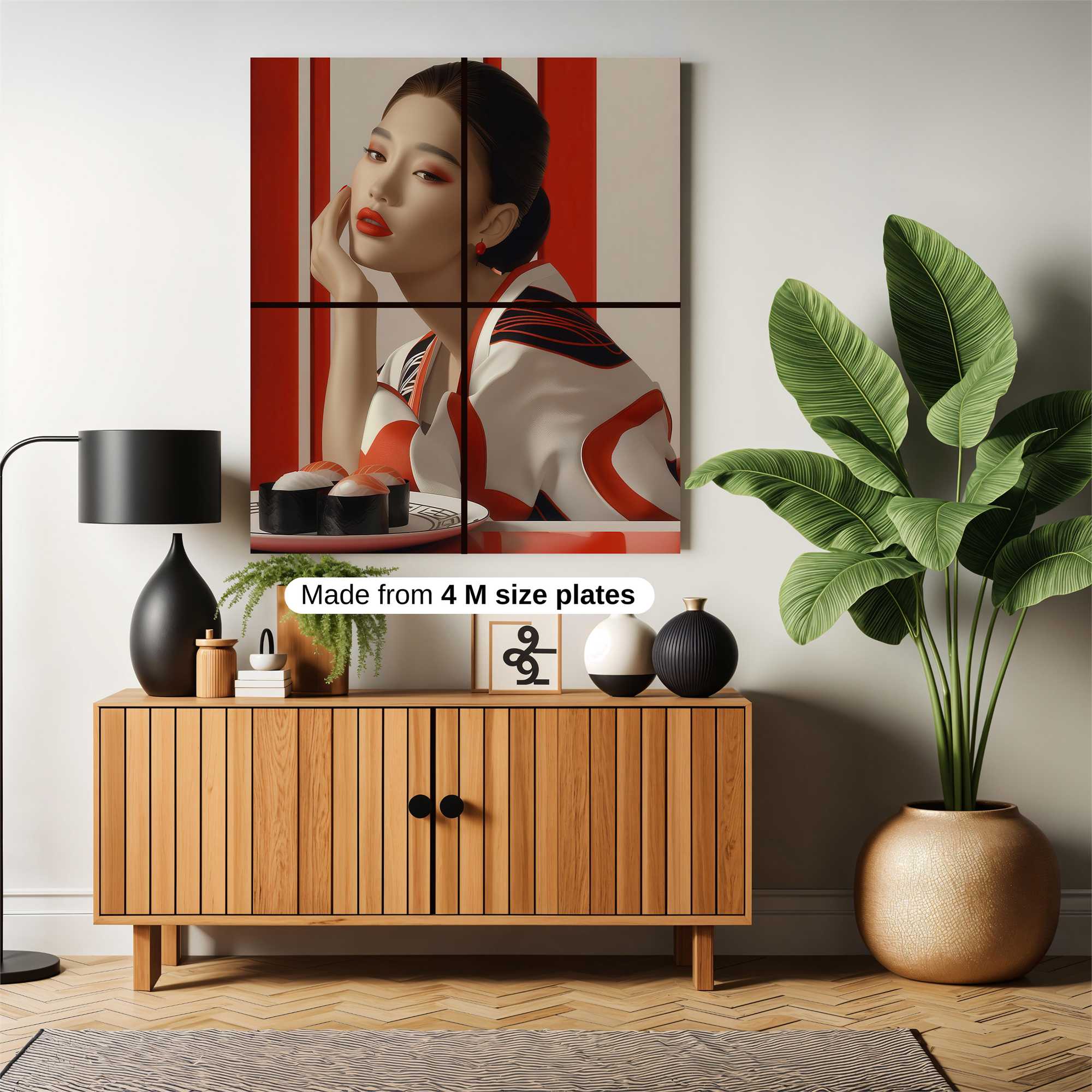 Geisha Elegance Safe Wall Magnetic / M