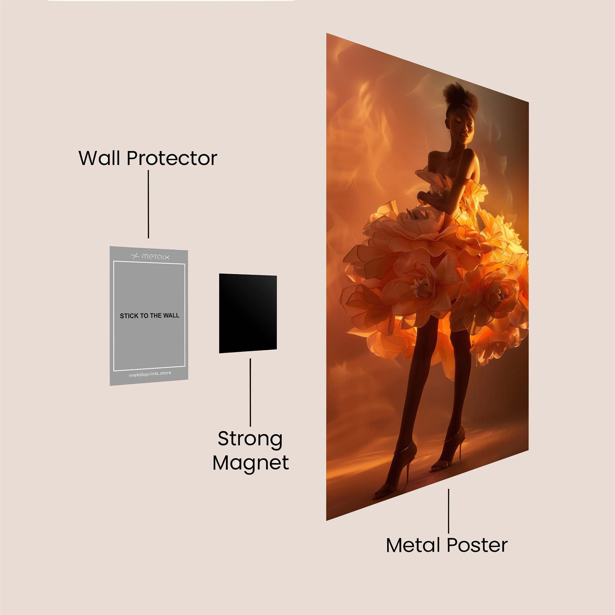 Blossom Radiance Safe Wall Magnetic / M