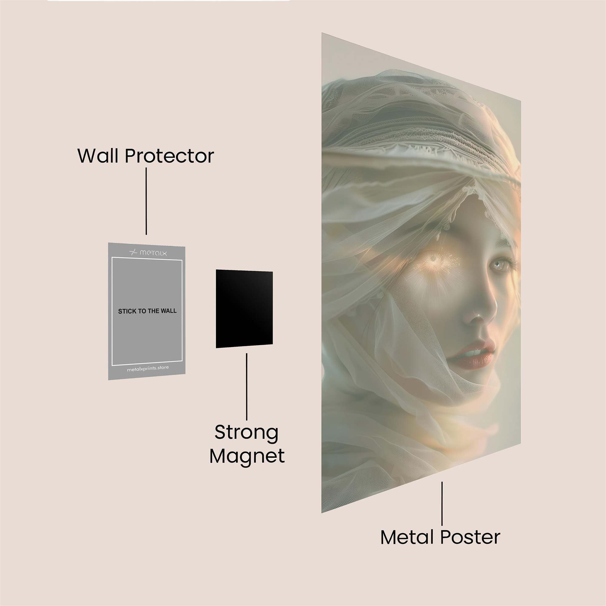 Veiled Enigma Safe Wall Magnetic / M
