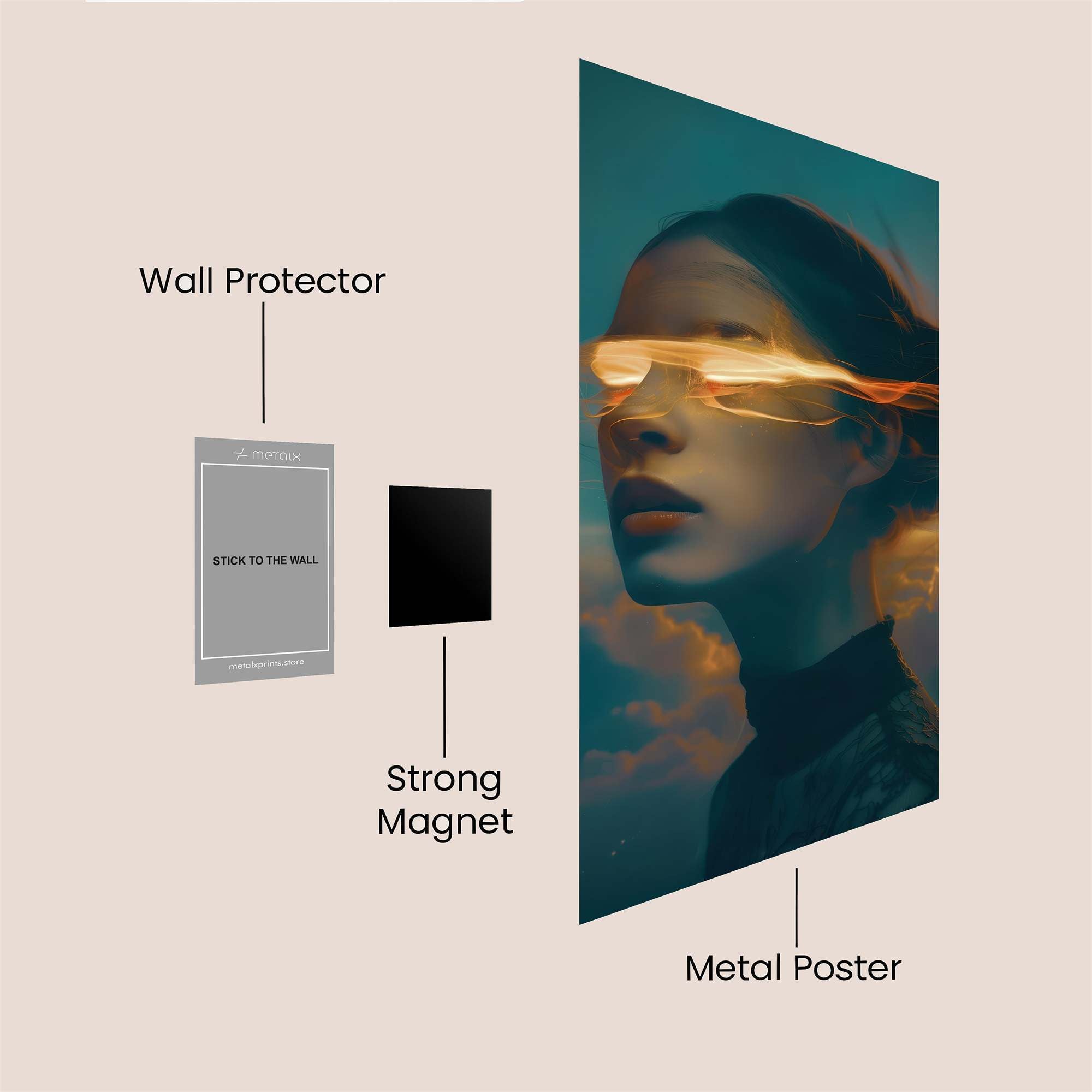 Visionary Glow Safe Wall Magnetic / M