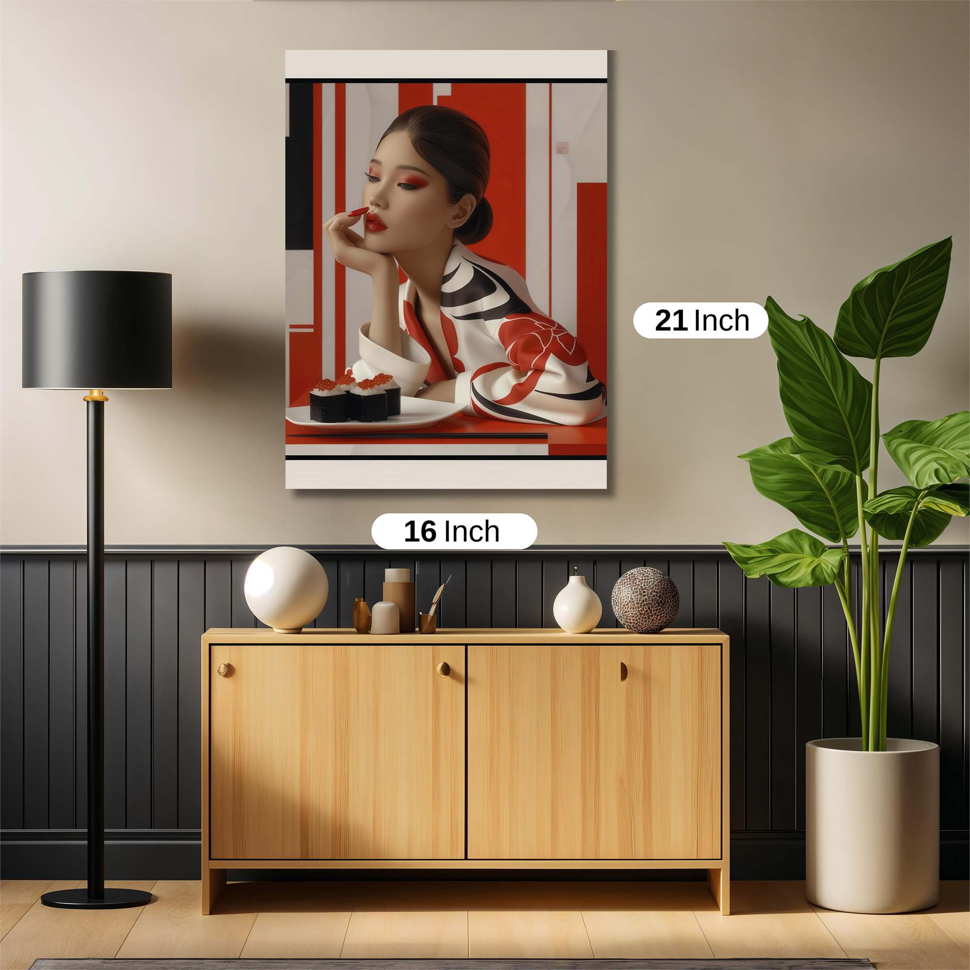Sushi Serenity Safe Wall Magnetic / M