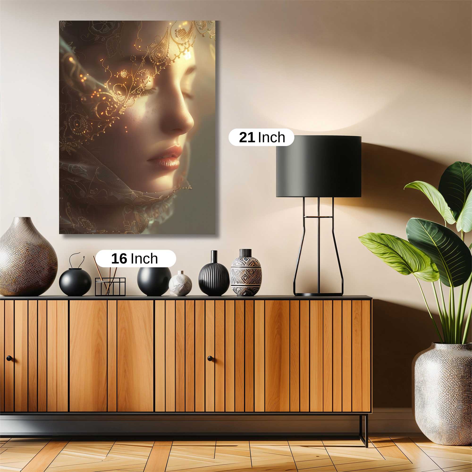 Veiled Serenity Safe Wall Magnetic / M