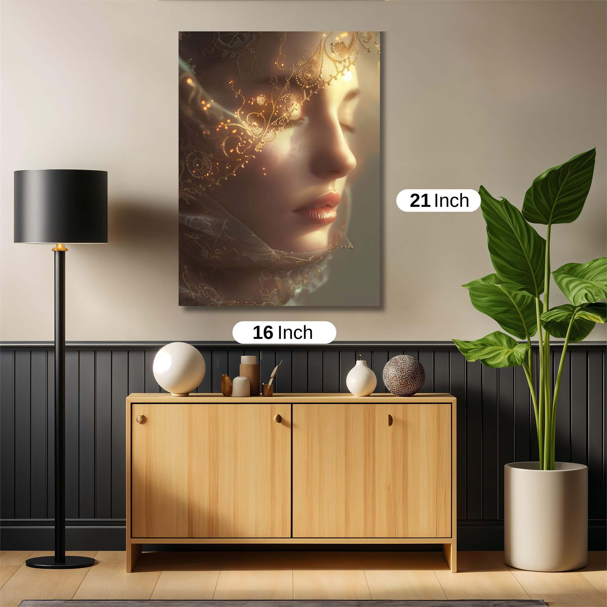 Veiled Serenity Safe Wall Magnetic / M
