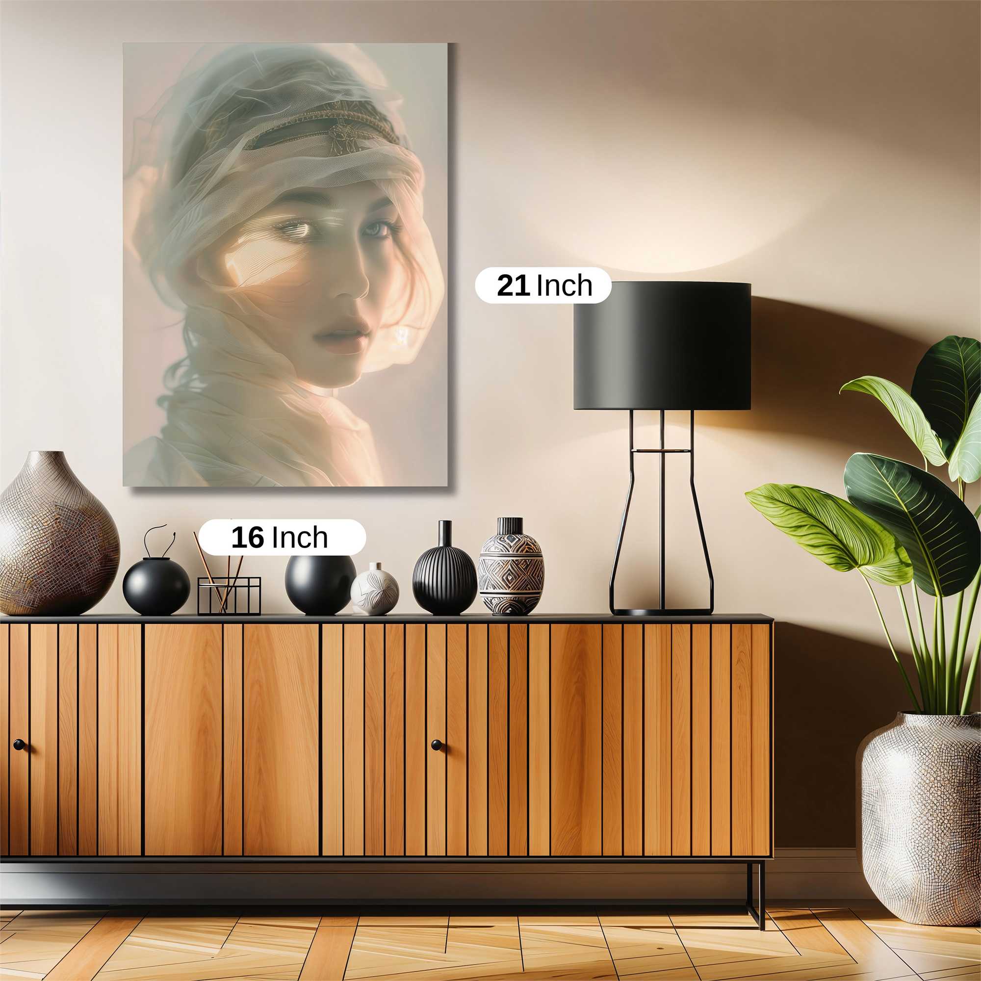 Veiled Serenity Safe Wall Magnetic / M