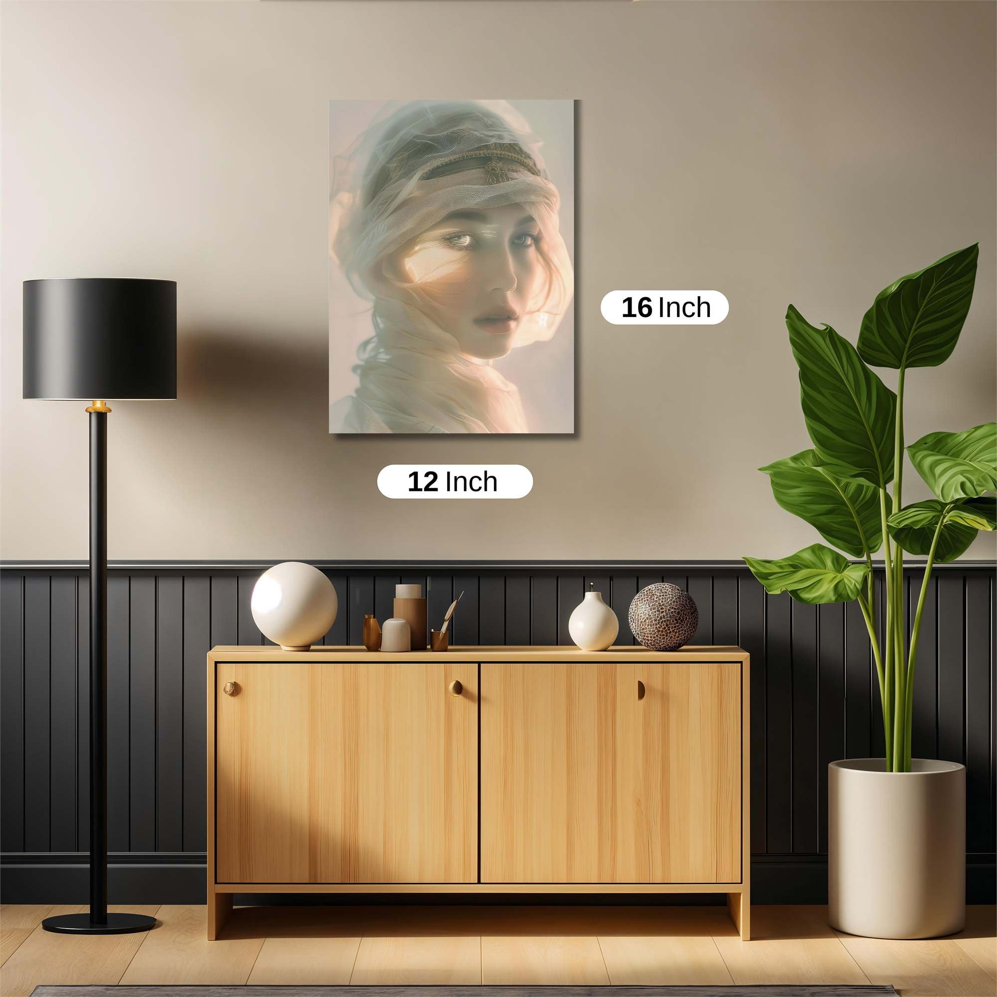 Veiled Serenity Safe Wall Magnetic / M