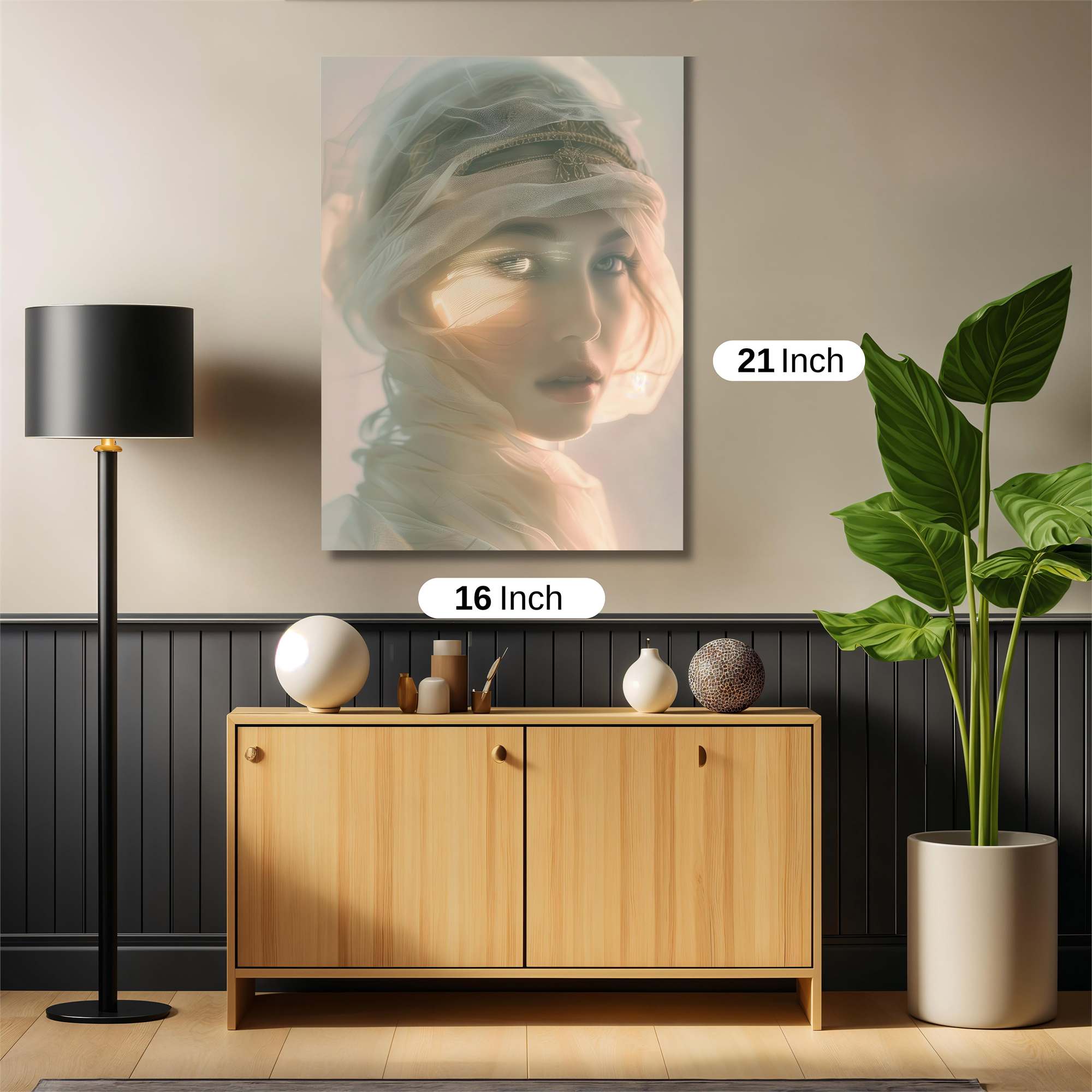 Veiled Serenity Safe Wall Magnetic / M