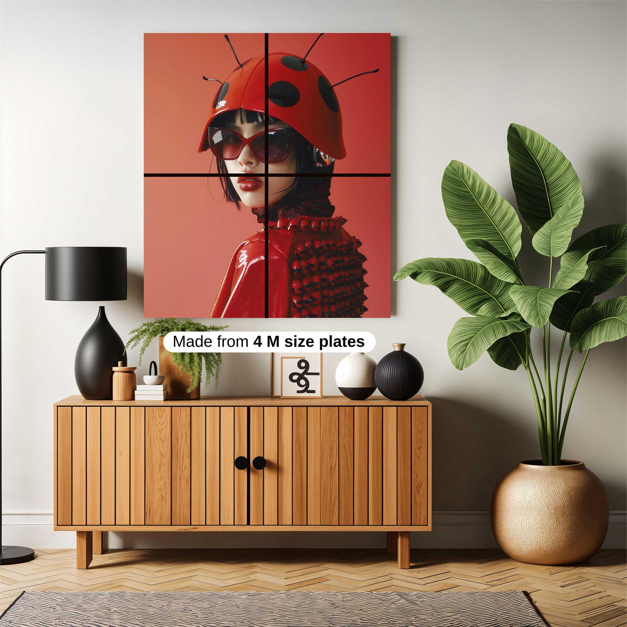 Ladybug Elegance Safe Wall Magnetic / M