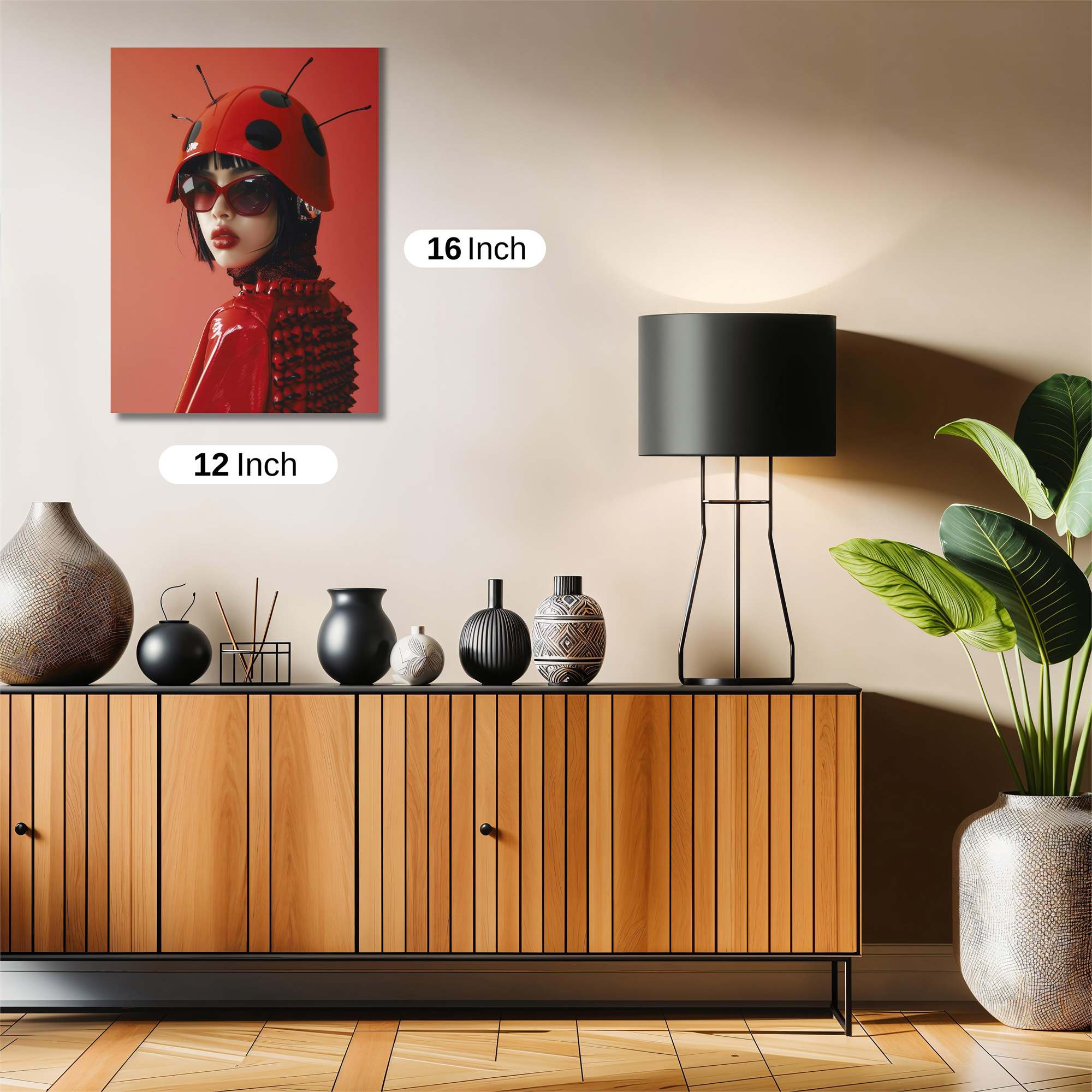 Ladybug Elegance Safe Wall Magnetic / M