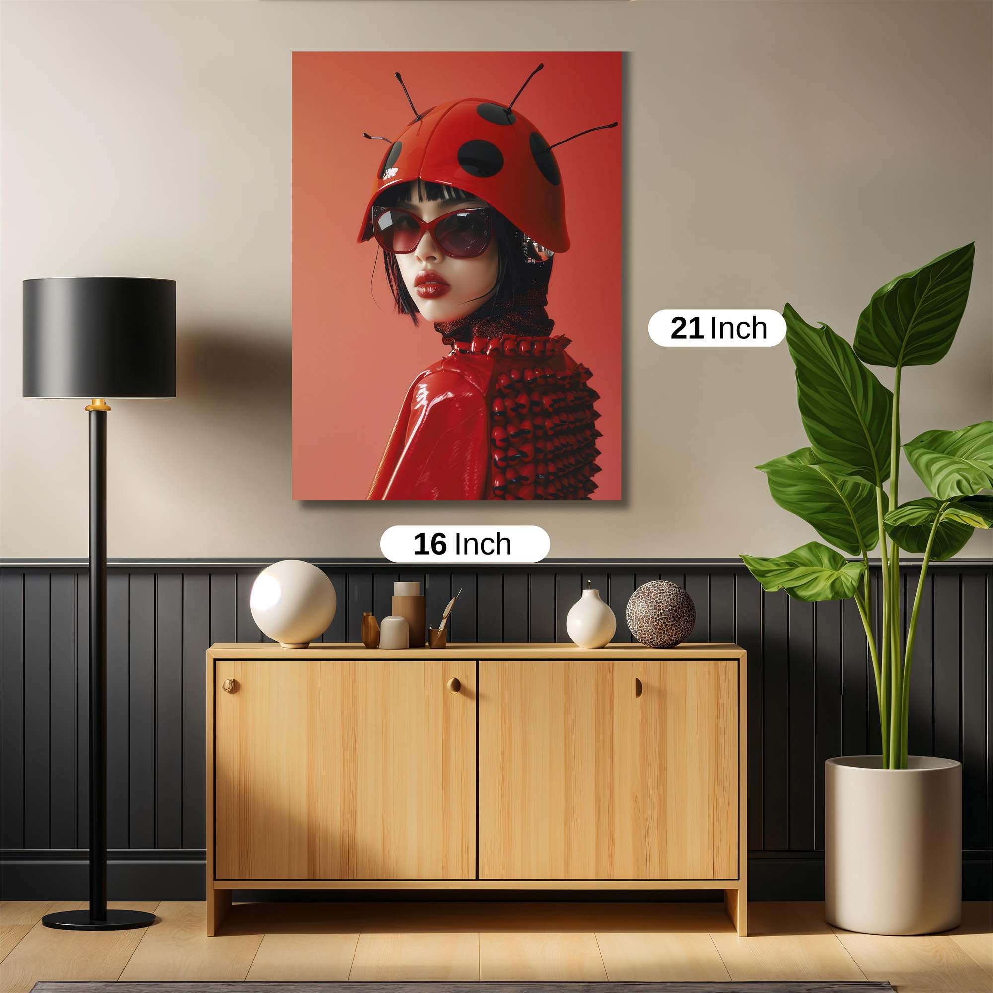 Ladybug Elegance Safe Wall Magnetic / M