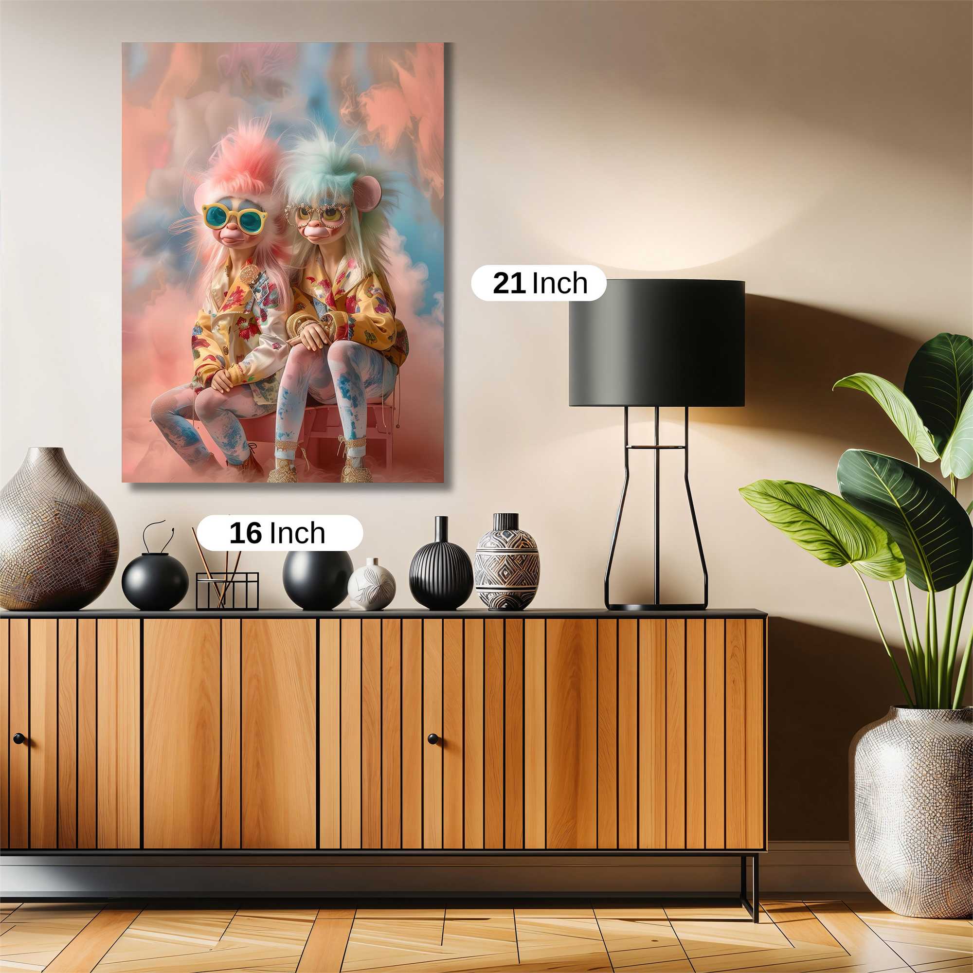 Trolls Whimsical Safe Wall Magnetic / M