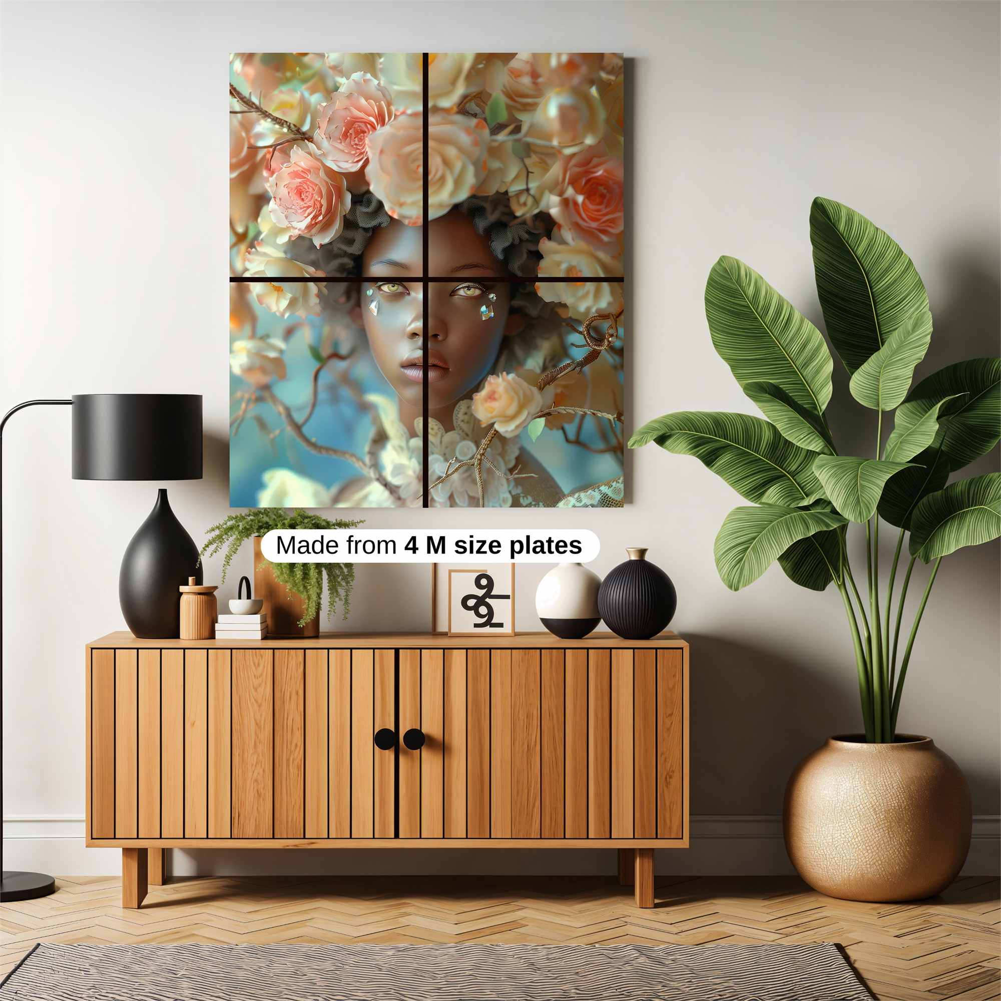 Floral Enchantment Safe Wall Magnetic / M