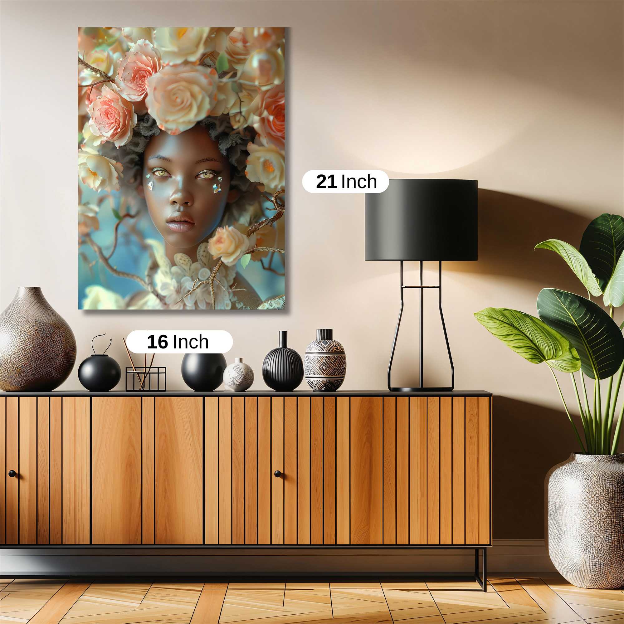 Floral Enchantment Safe Wall Magnetic / M