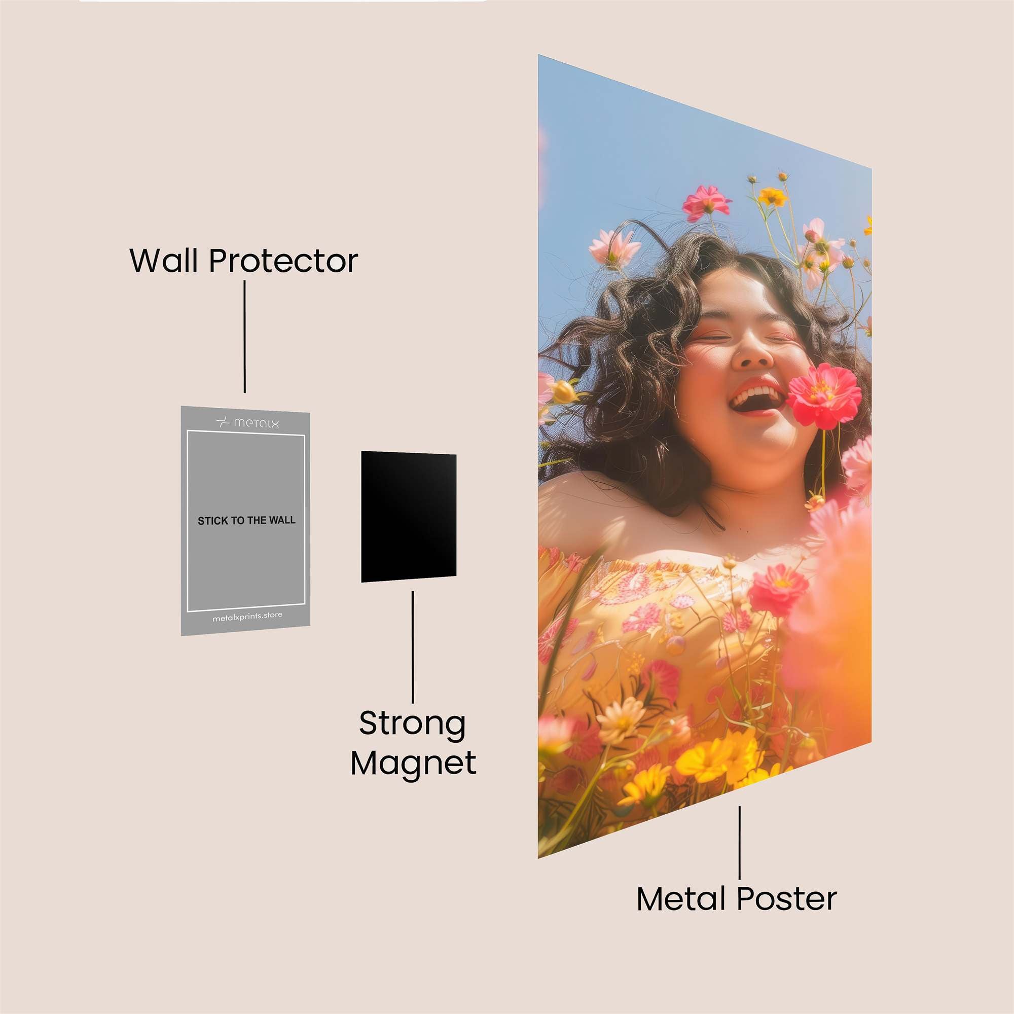 Blossom Bliss Safe Wall Magnetic / M