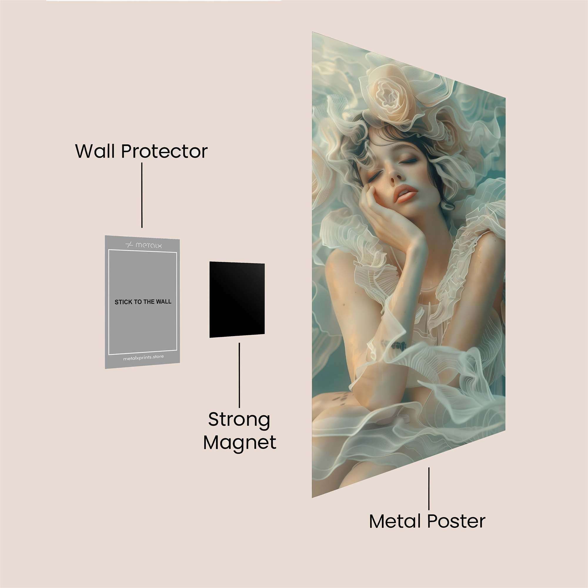 Siren Serenity Safe Wall Magnetic / M