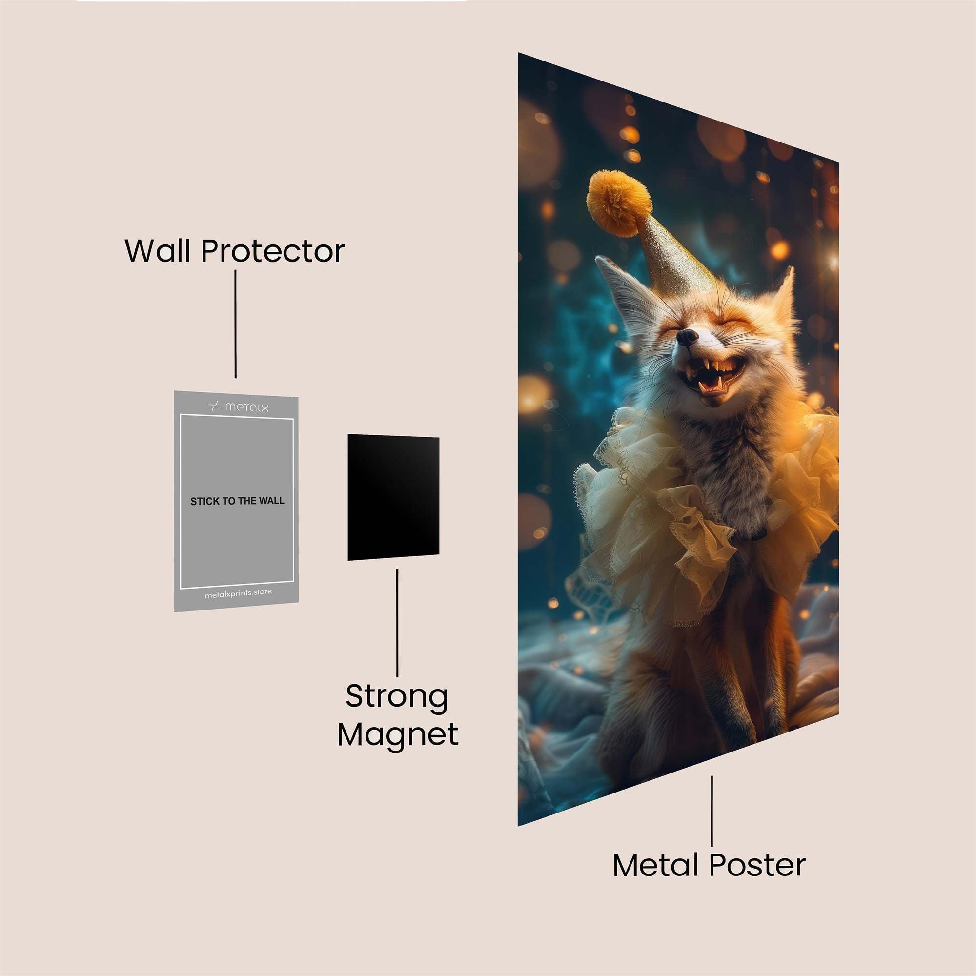 Fox Fiesta Safe Wall Magnetic / M