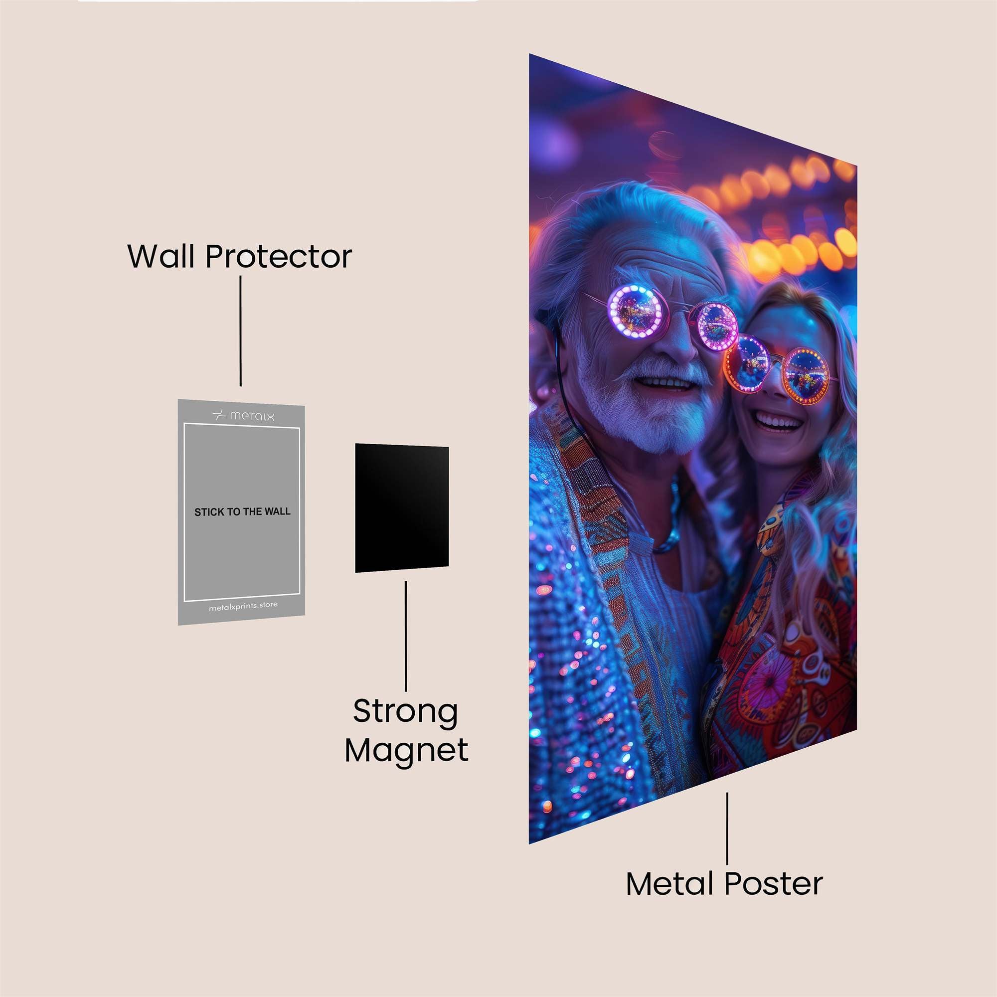 FestivalJoy Safe Wall Magnetic / M