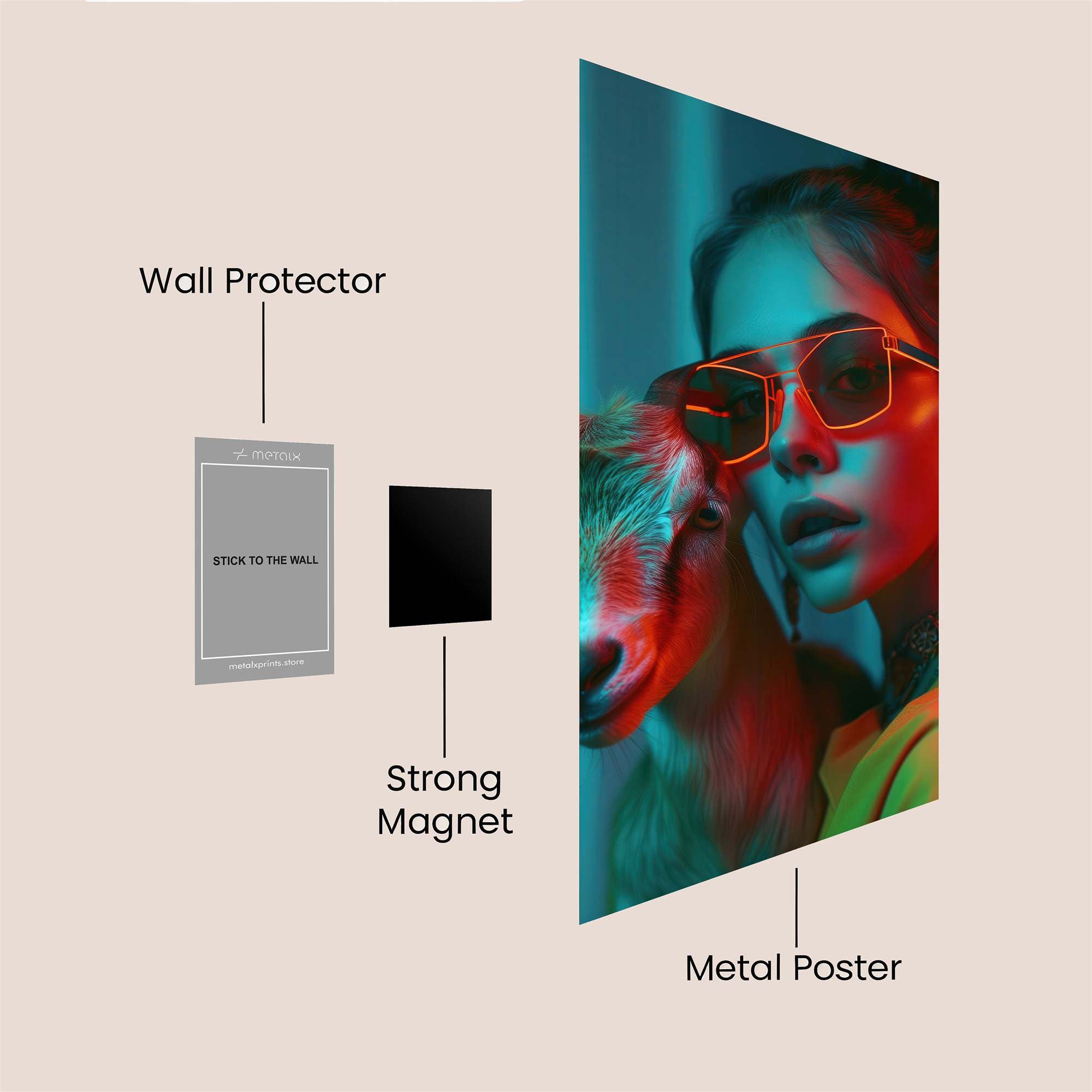 GoatGlow Safe Wall Magnetic / M