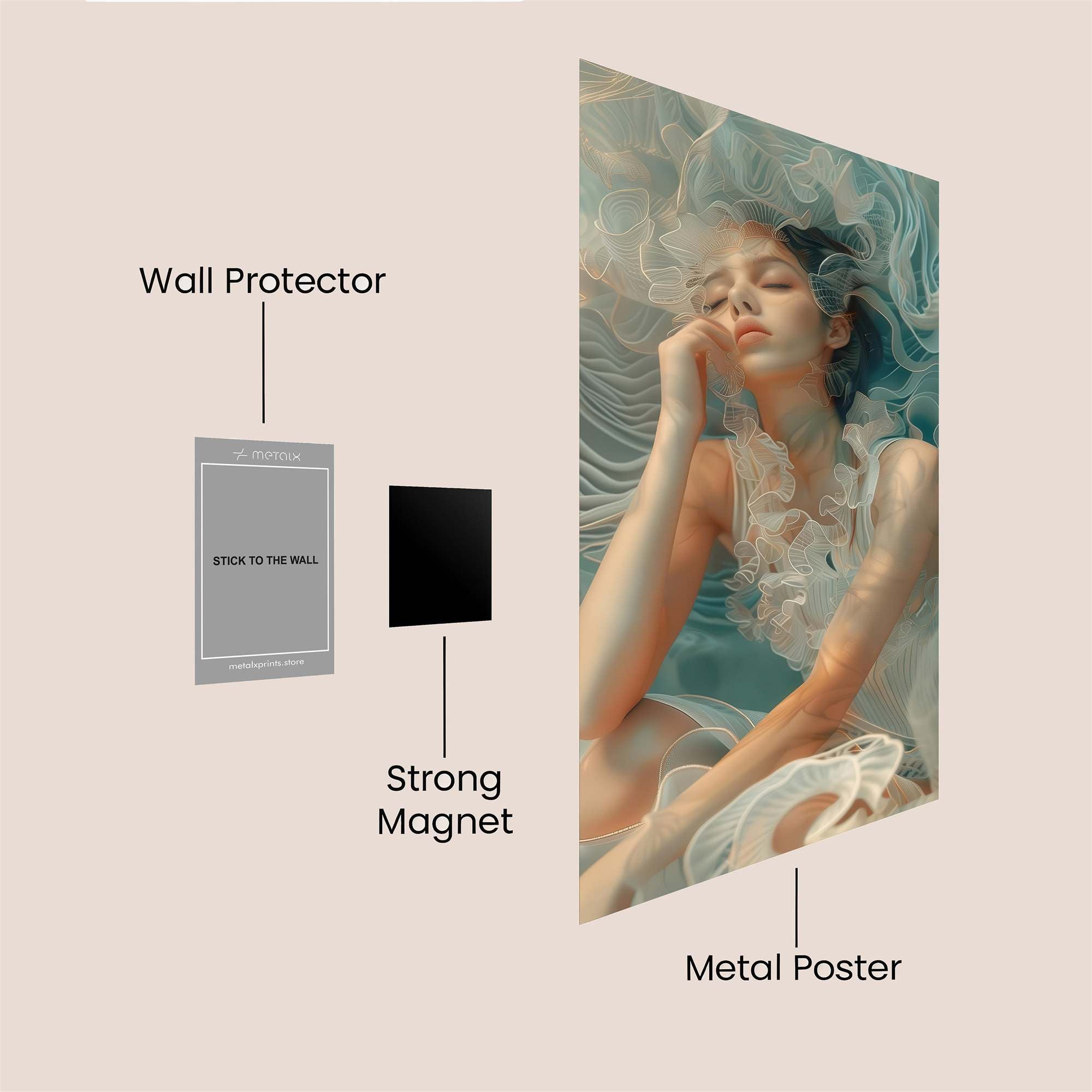 Dreamy Embrace Safe Wall Magnetic / M