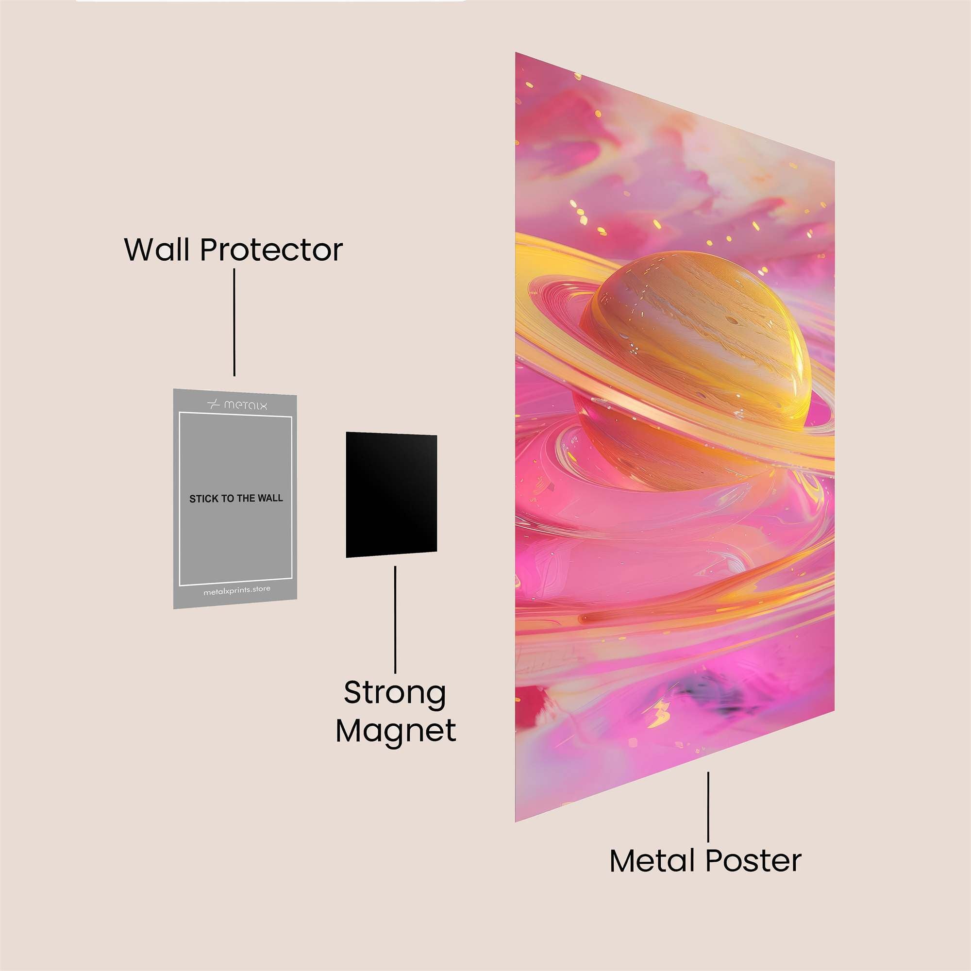Saturn Dreamy Safe Wall Magnetic / M
