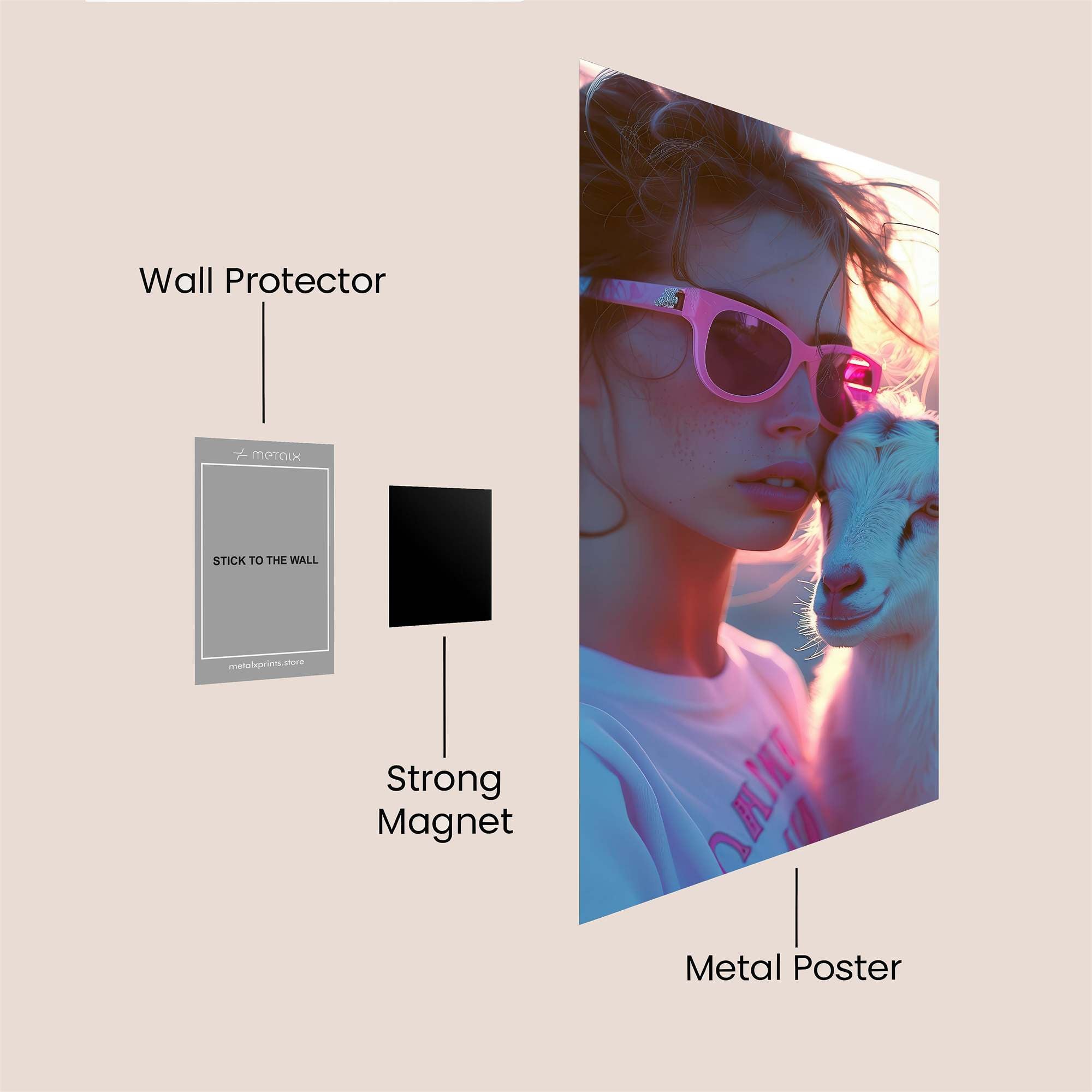 Goat Serenity Safe Wall Magnetic / M