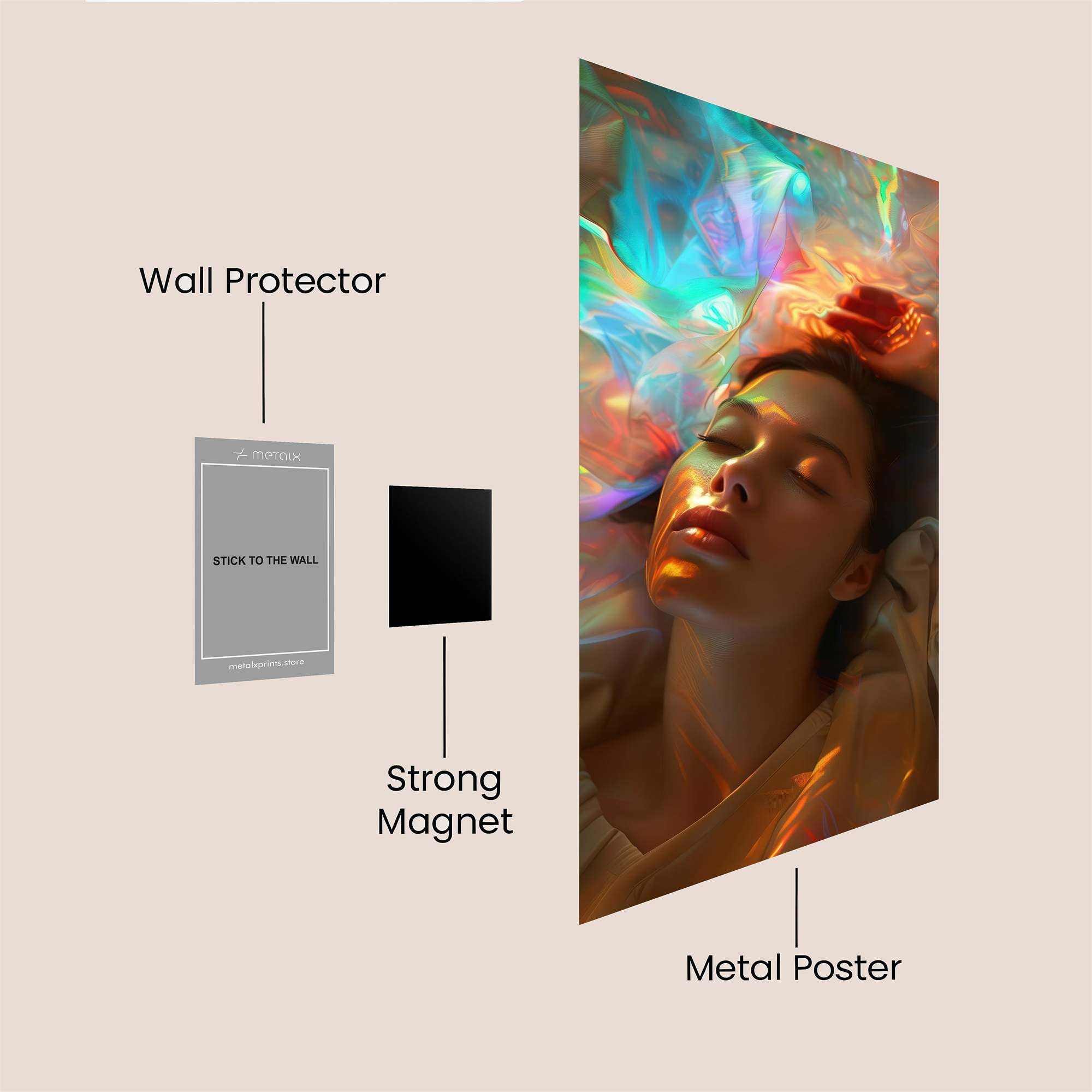 Aurora Dream Safe Wall Magnetic / M