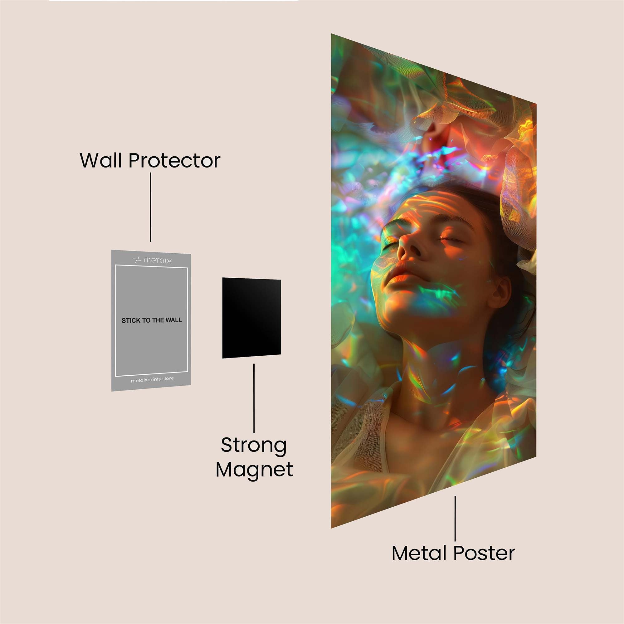 Aurora Dream Safe Wall Magnetic / M