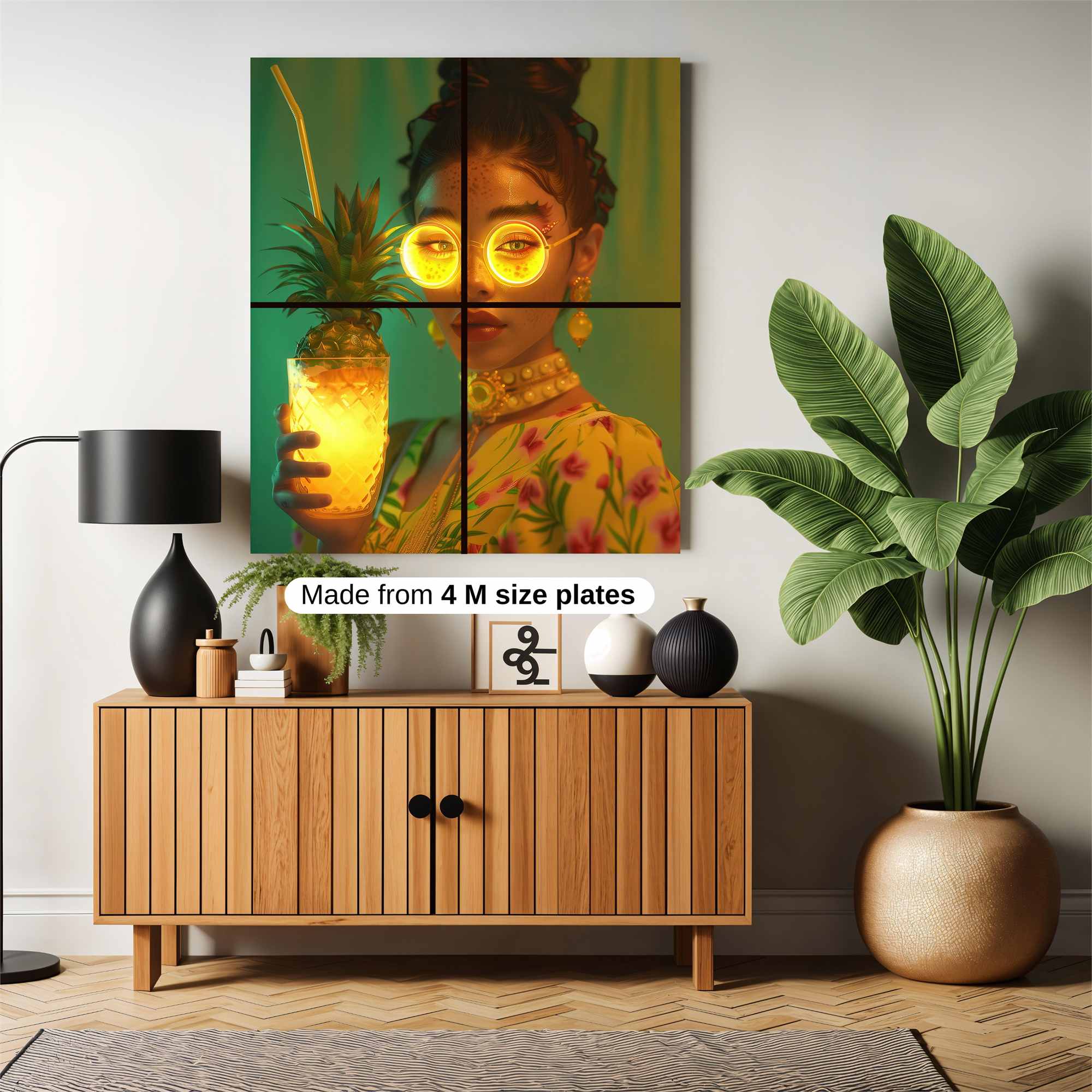 Pineapple Radiance Safe Wall Magnetic / M