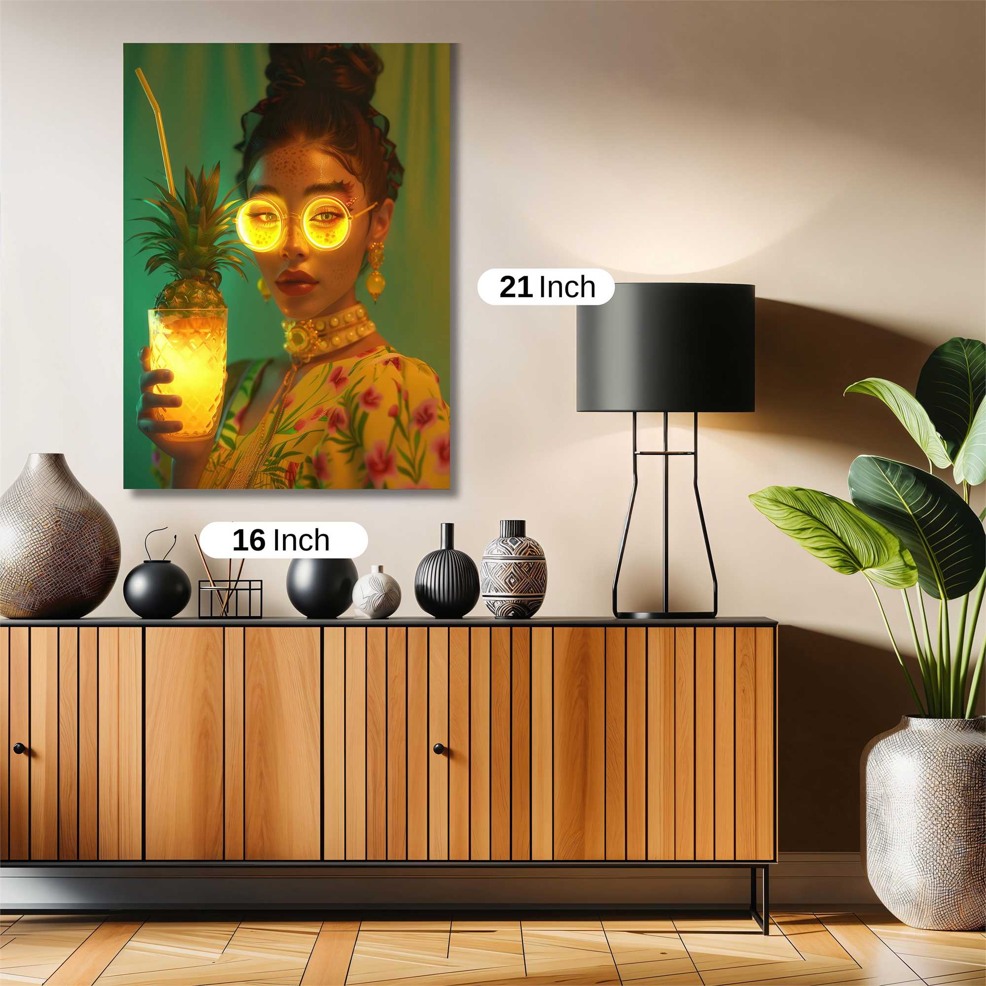 Pineapple Radiance Safe Wall Magnetic / M